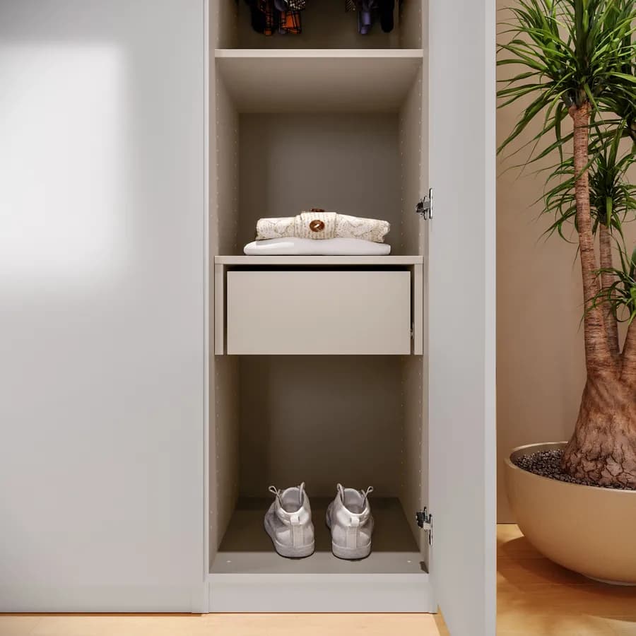 Cassetto soft close cashmere per armadio da 50 cm - Ventur