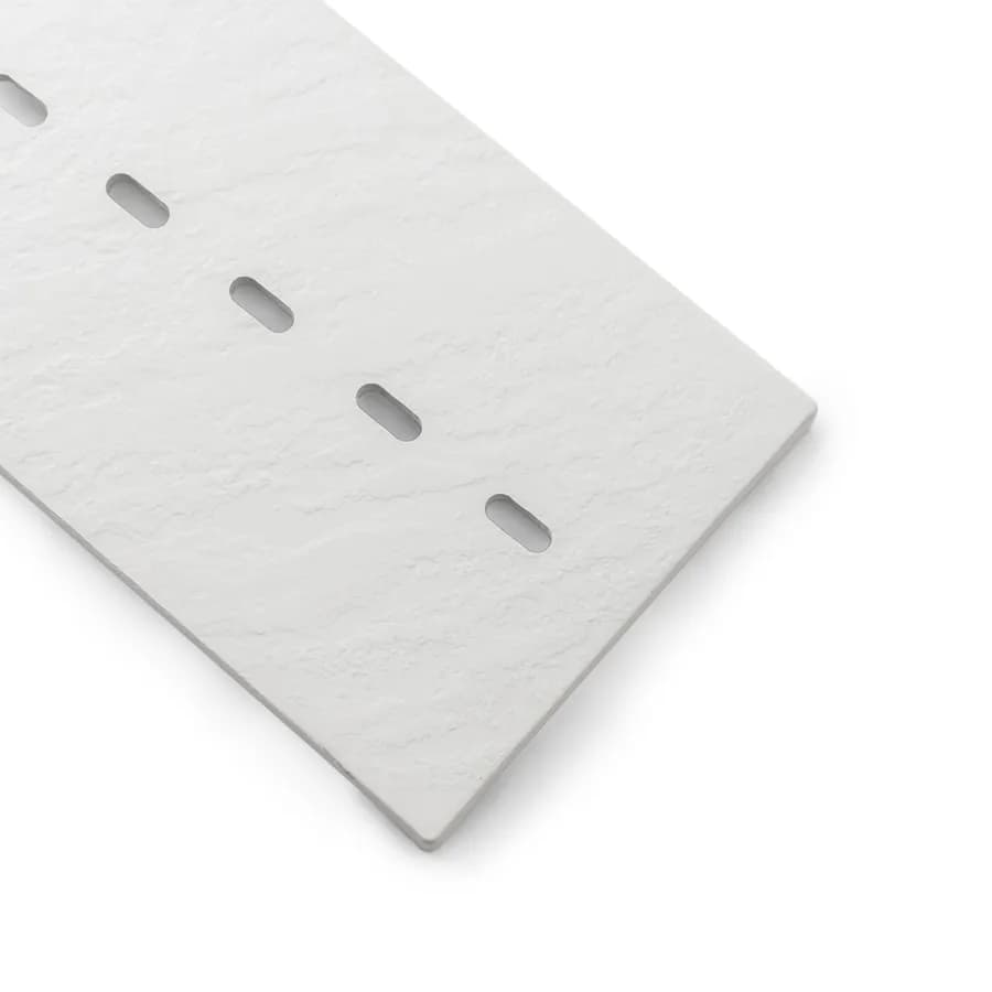 Copripiletta bianco con fori per piatto doccia Rok