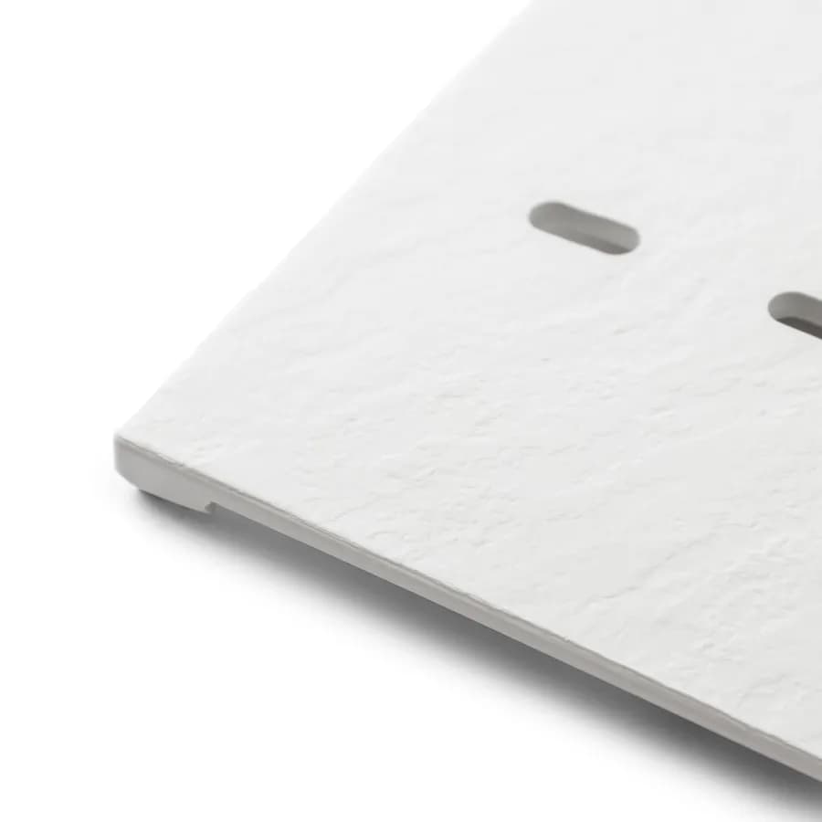 Copripiletta bianco con fori per piatto doccia Rok