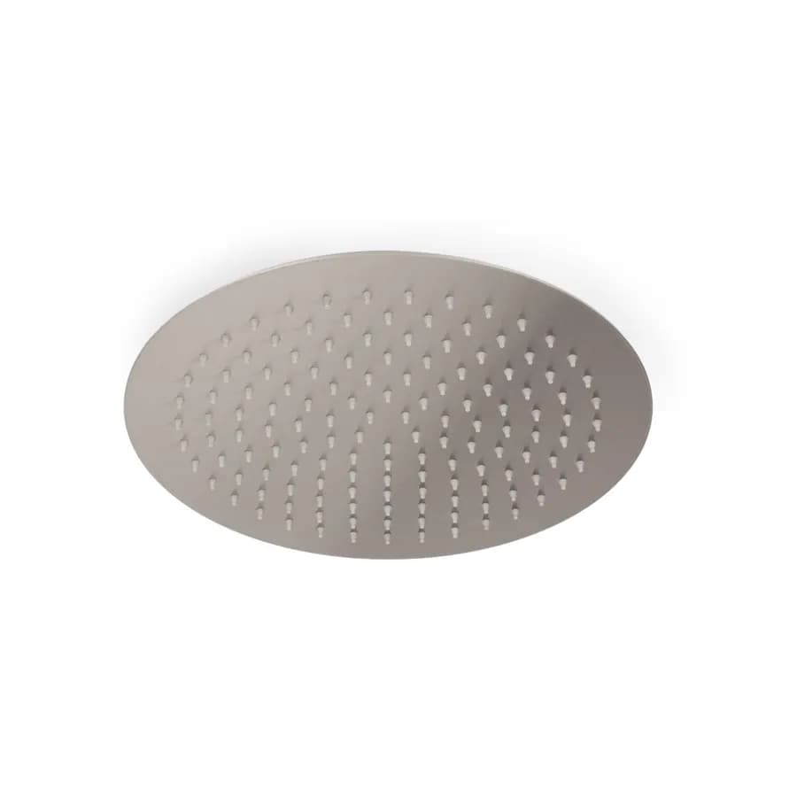 Set incasso doccia con deviatore e doccino con braccio doccia 35 cm e soffione 30 cm spazzolato – Fluid