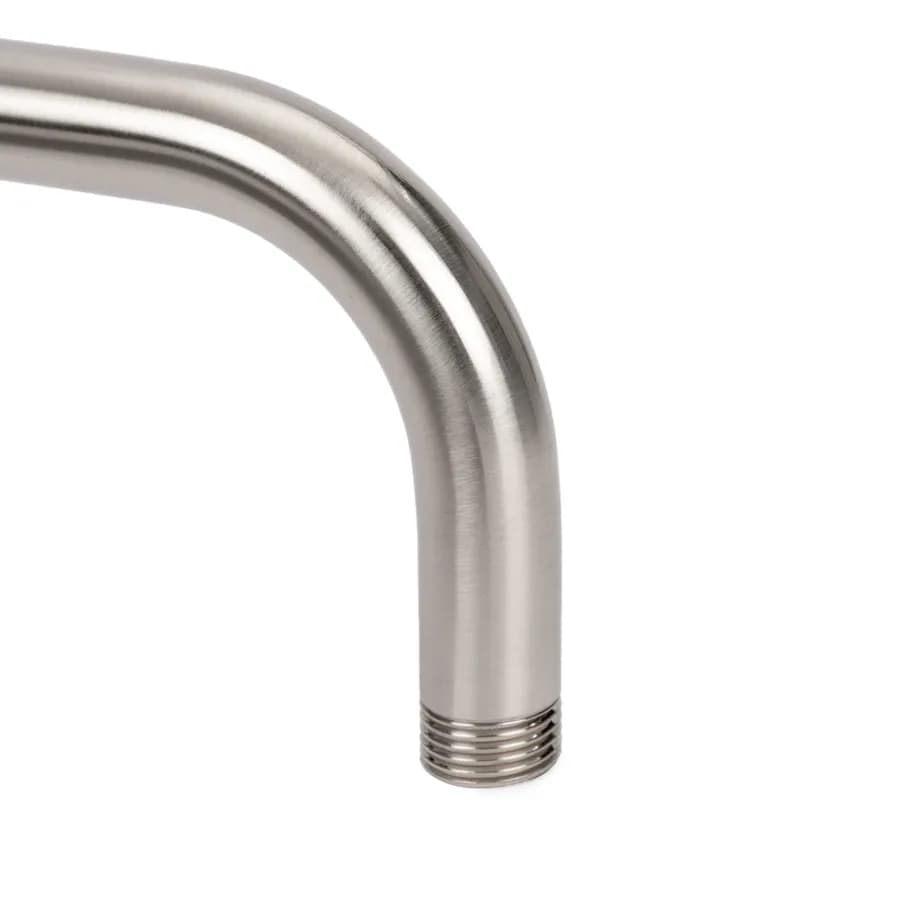 Set incasso doccia con deviatore e doccino con braccio doccia 35 cm e soffione 30 cm spazzolato – Fluid