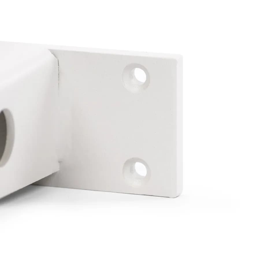 Staffa regolabile 33x5 h cm bianco per top lavabo sospeso