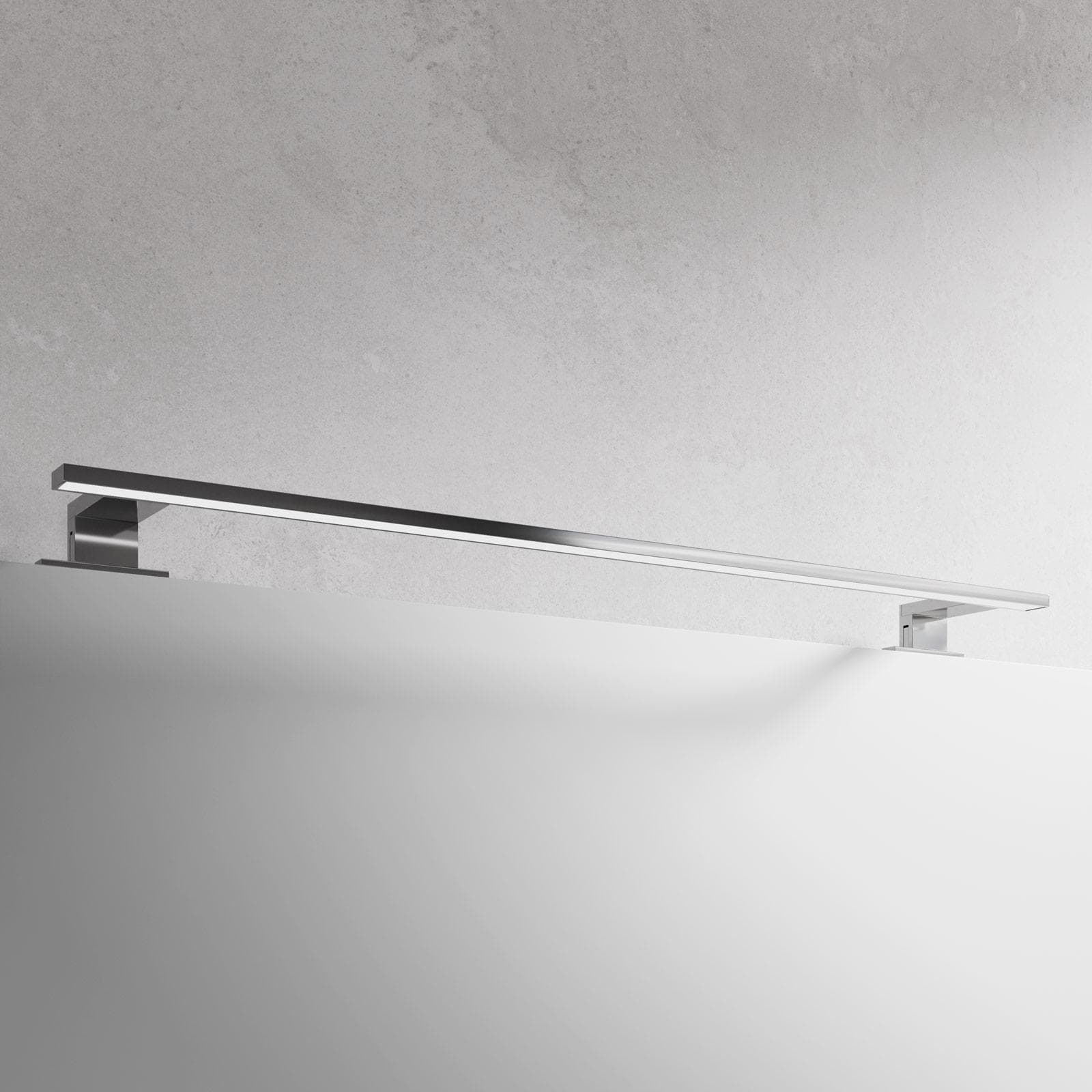 Applique LED 80 cm in alluminio cromata - Greo