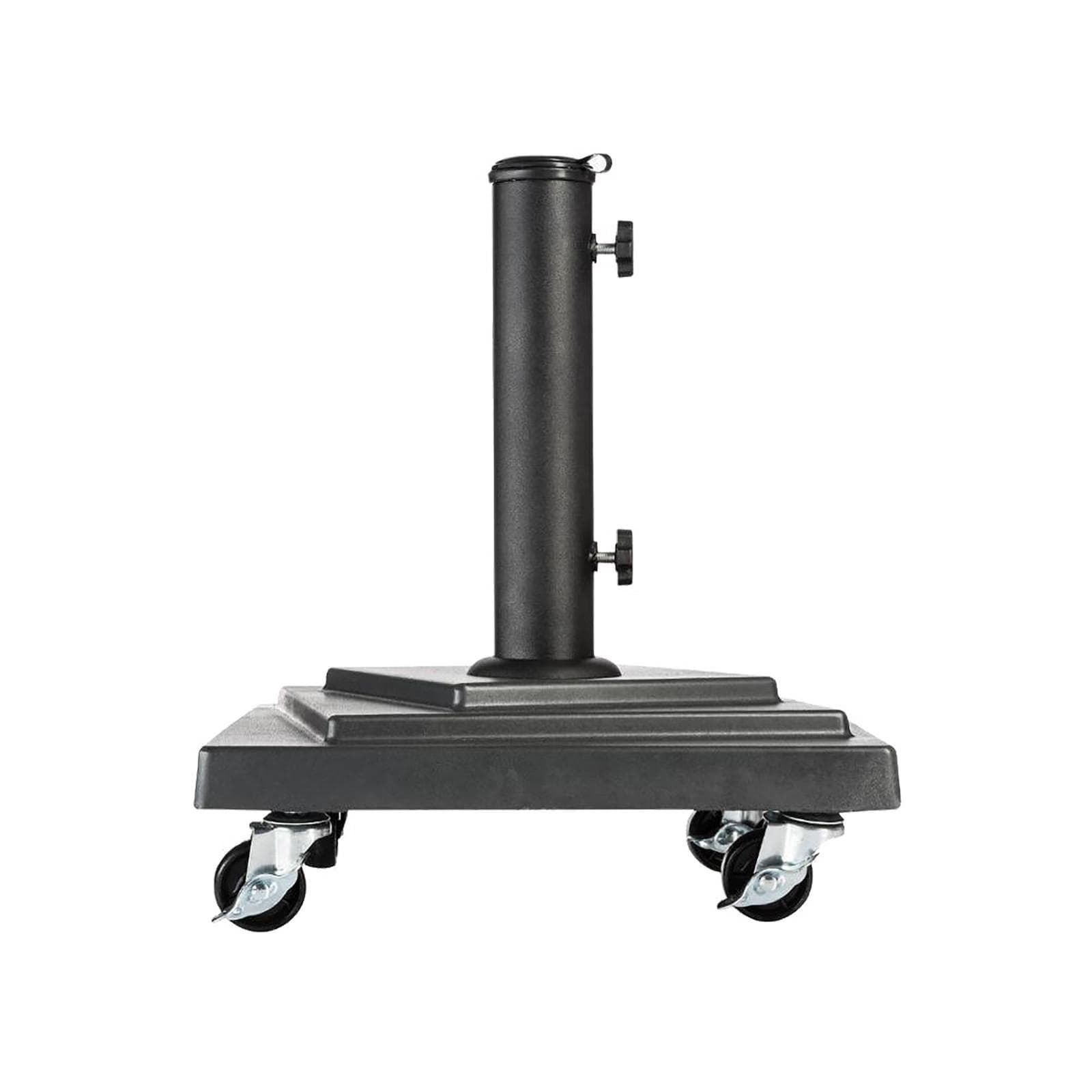 Base ombrellone con ruote 36,5x36,5 cm da 15 kg in cemento armato nero - Ghana