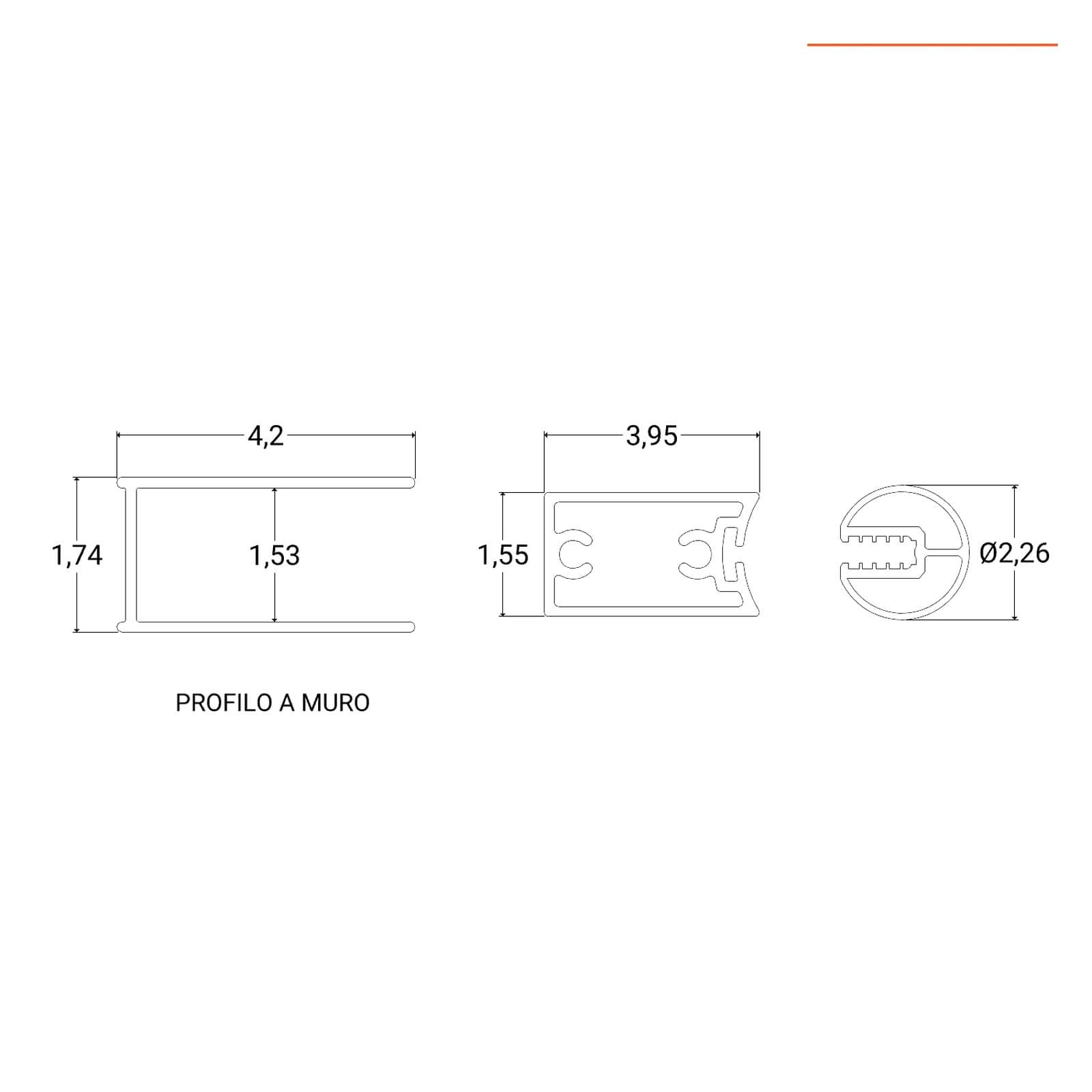 Box doccia 100X95 cm doppio battente con vetro temperato fumé e profilo cromo 195h - Nilo
