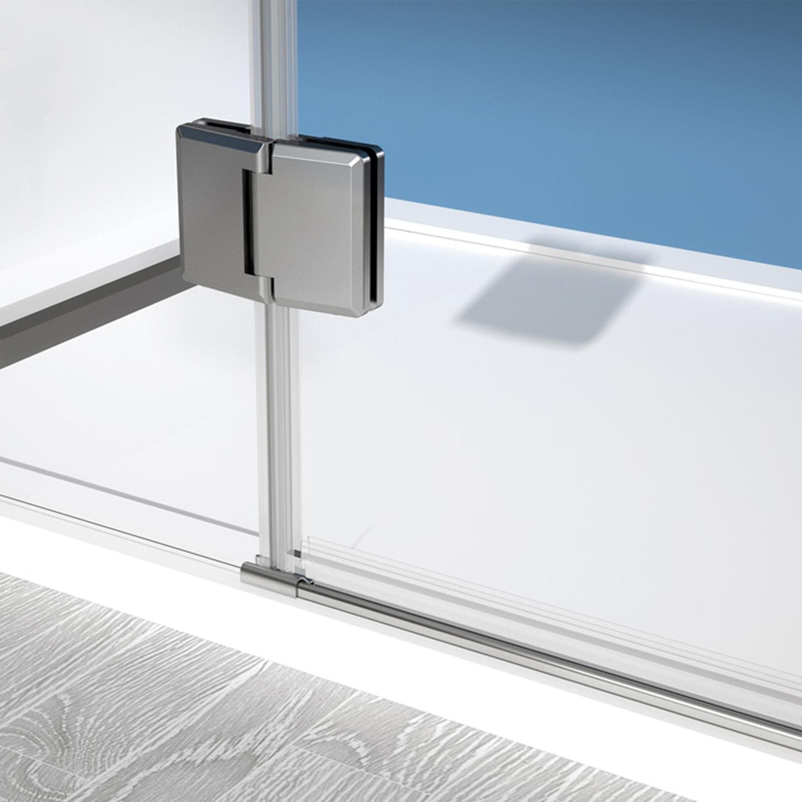 Box doccia 70x130 cm battente vetro temperato anticalcare 195h - Closet