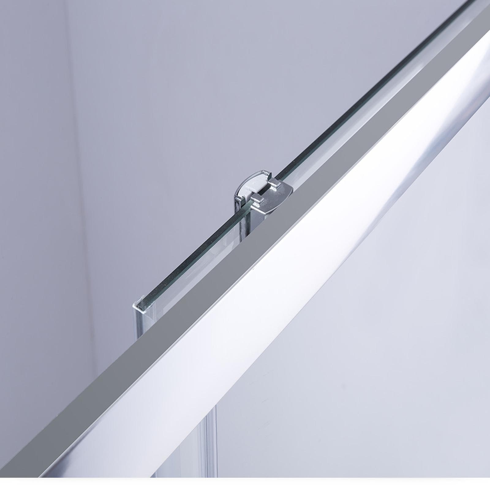Box doccia 75x170 cm doppio scorrevole vetro temperato 6mm trasparente 185h - Young