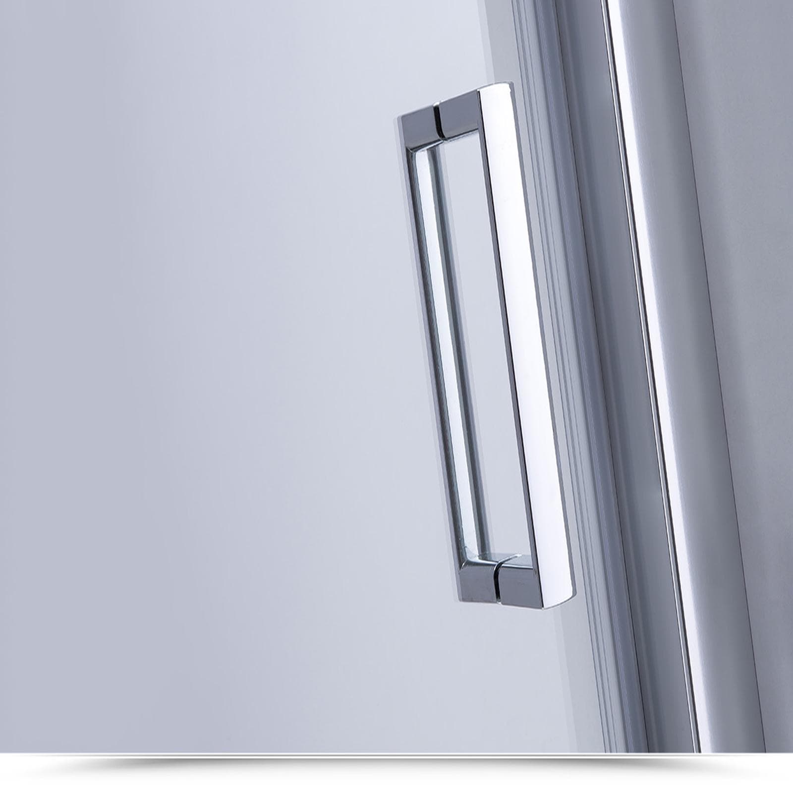Box doccia 90x160 cm doppio scorrevole vetro temperato 6mm trasparente 185h - Young