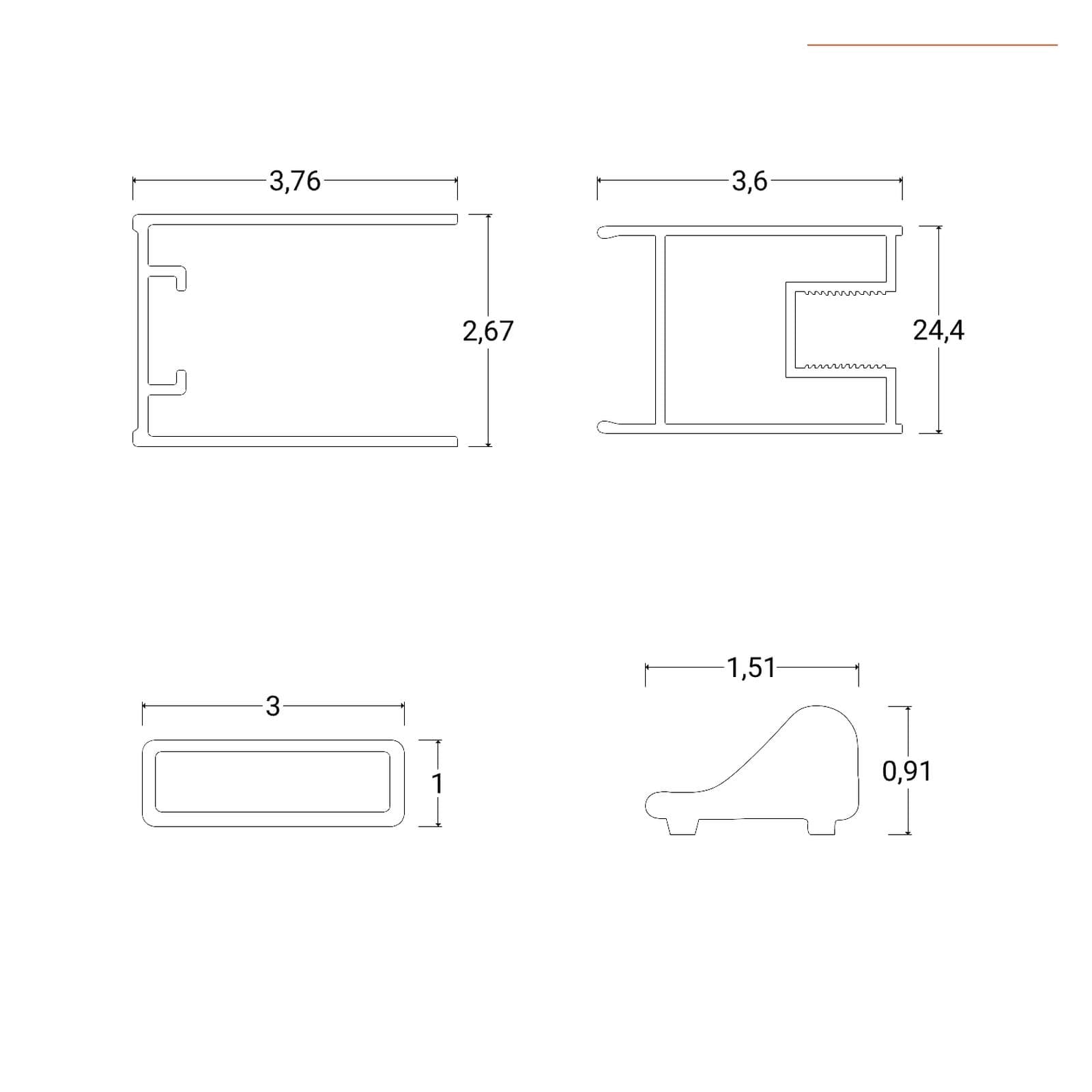 Box doccia 65x105 cm a soffietto vetro anticalcare trasparente profilo cromo 195h - Flexy