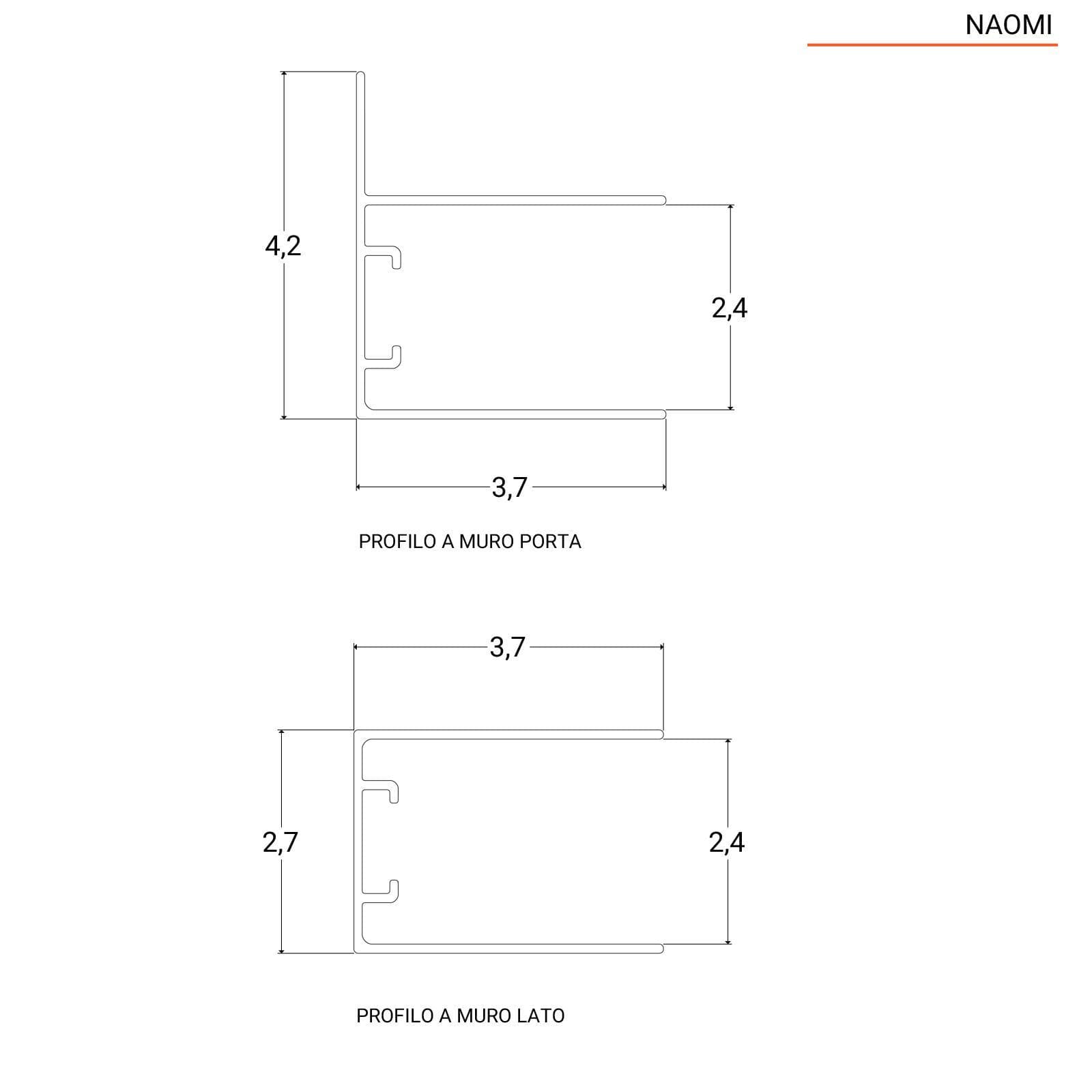 Box doccia nero tre lati 90x100x90cm apertura doppio scorrevole anticalcare 200h - Naomi