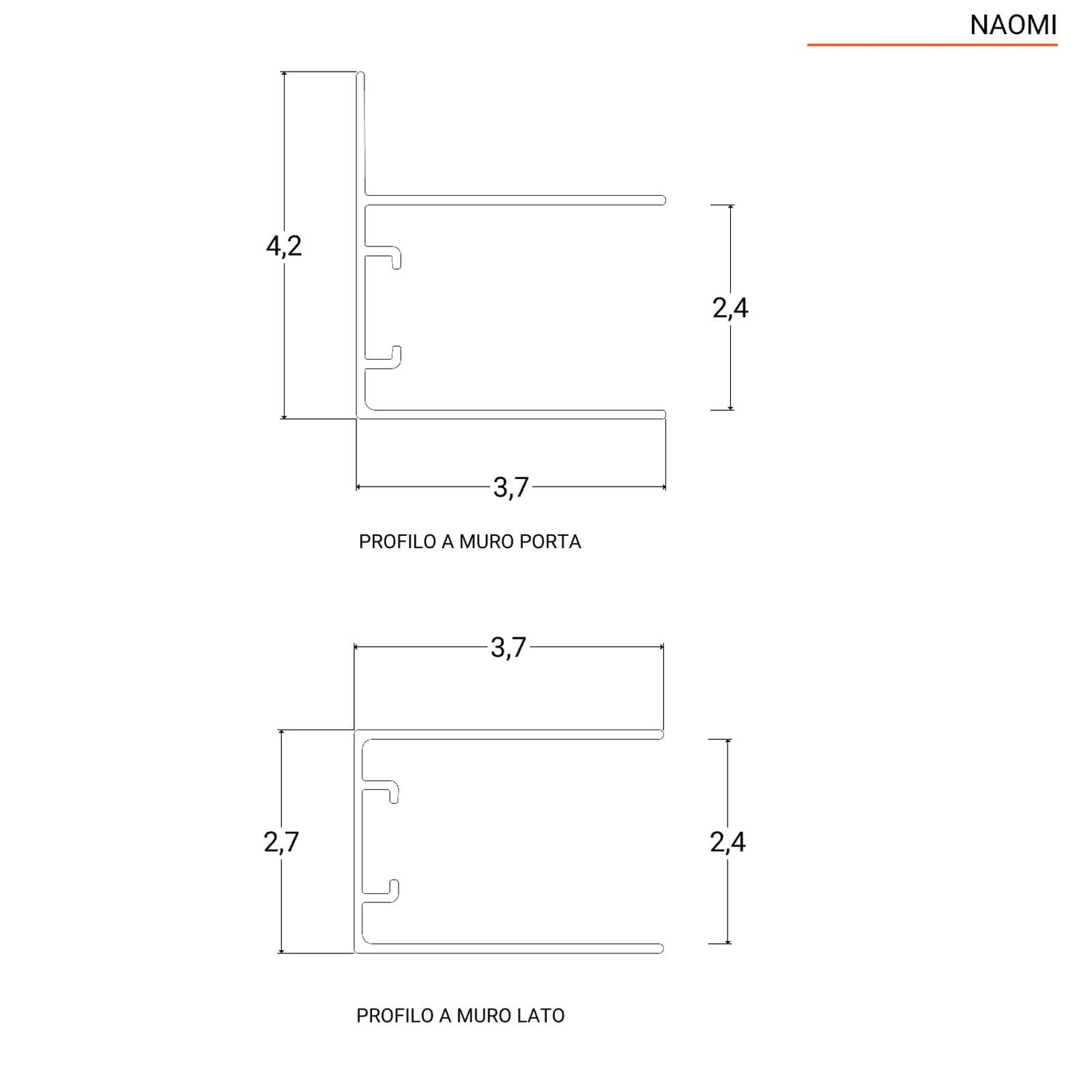 Box doccia angolare 70x150 cm porta scorrevole anticalcare profilo nero - Naomi