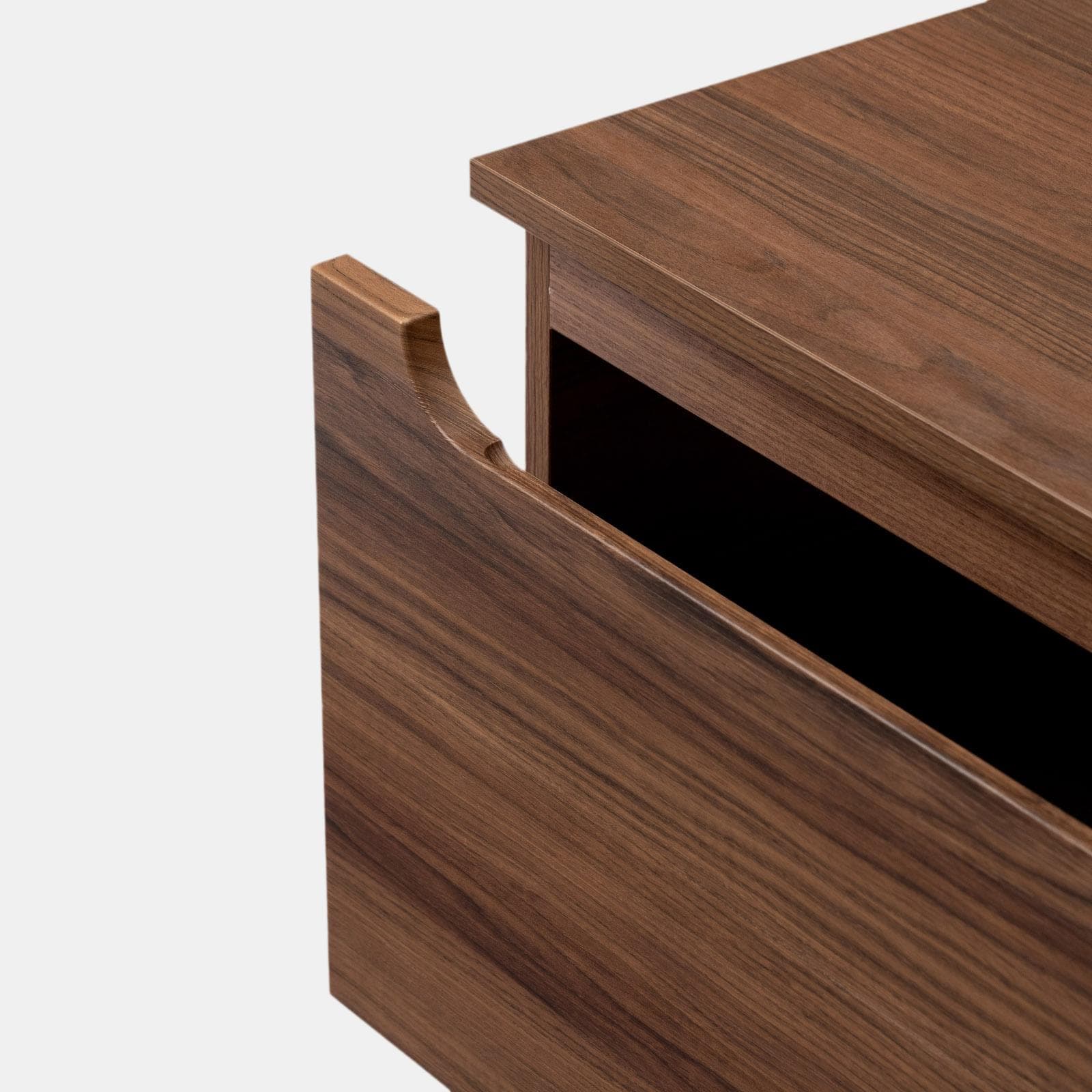 Cassettone sospeso 80 cm con top rovere deciso - Sleek