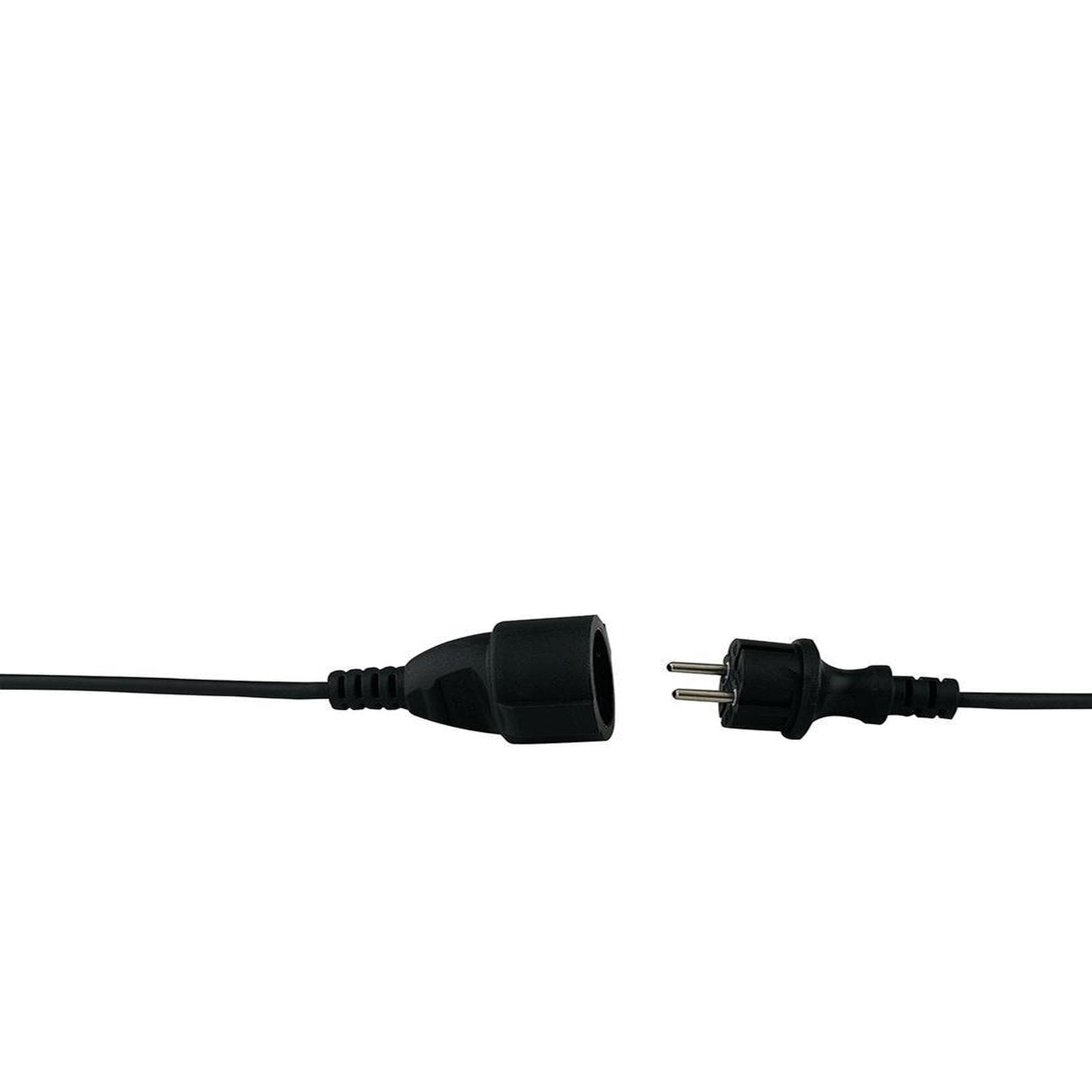Catena luminosa 10 lampadine per esterno da 5m con cavo nero
