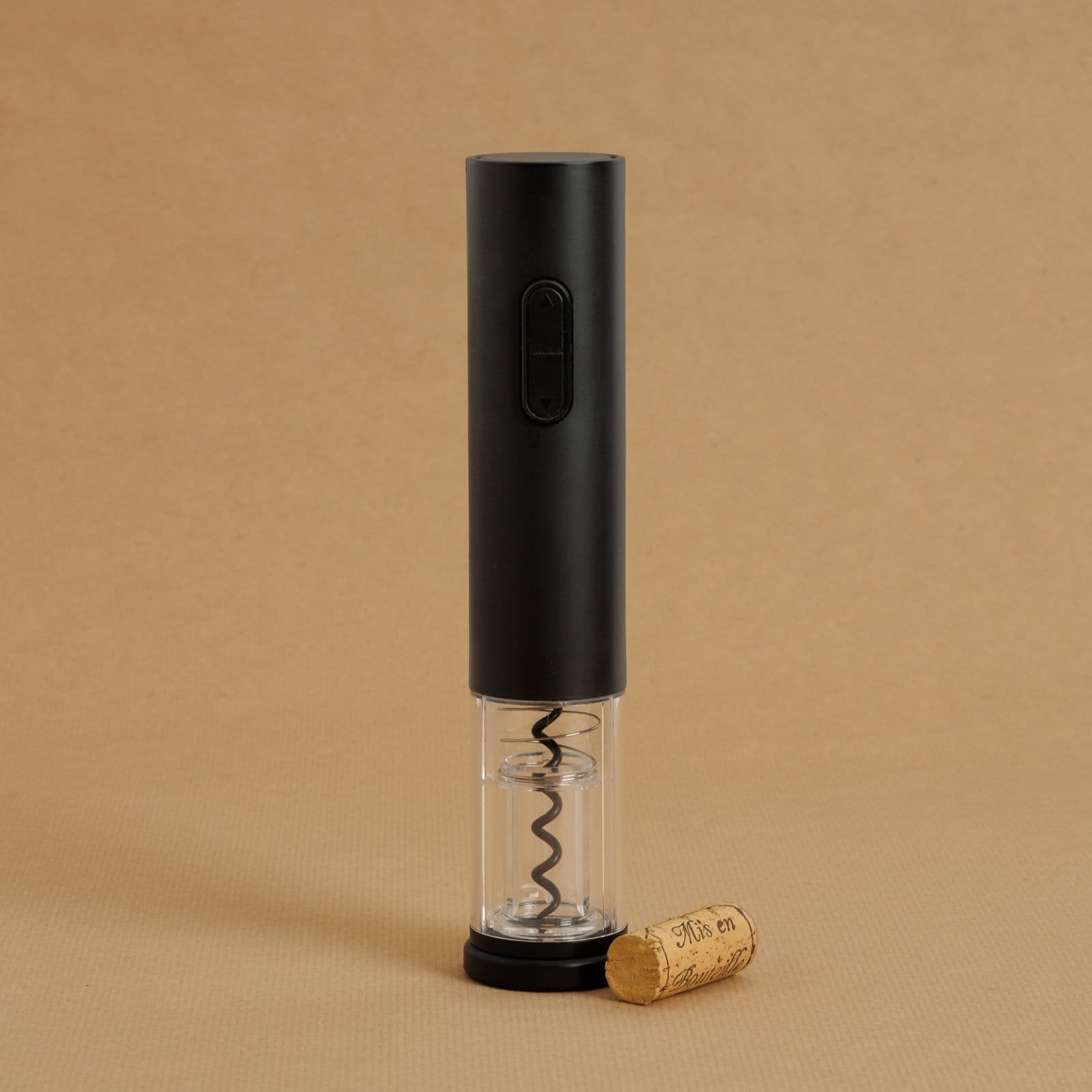 Cavatappi elettrico 23h cm nero opaco