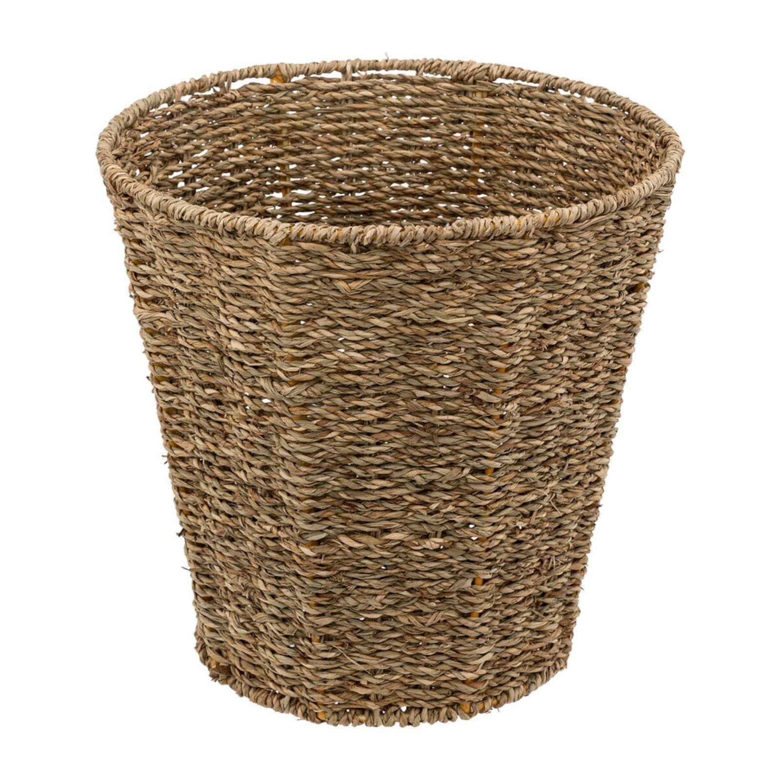 Cestino portarifiuti 9 litri in rattan intrecciato naturale
