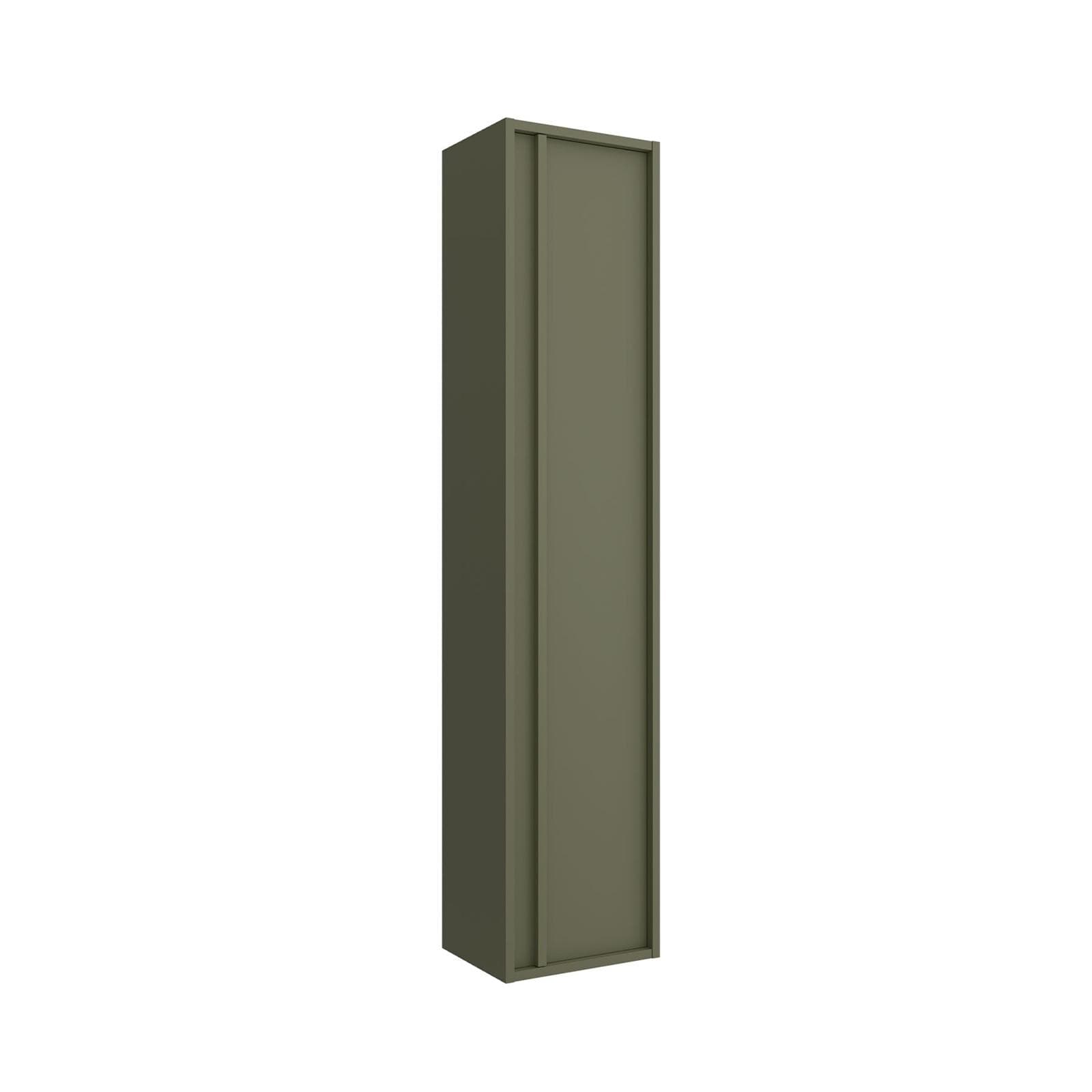 Colonna bagno sospesa 140h cm green satinato con anta Soft Close reversibile - Maestro