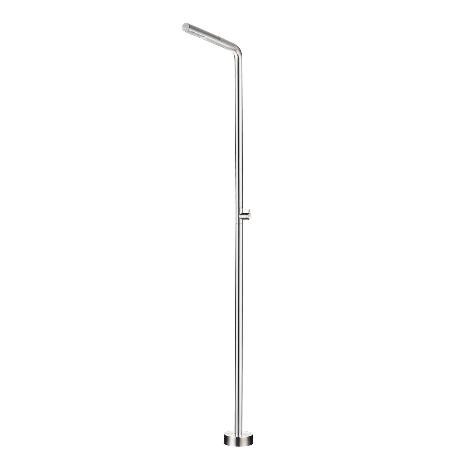 Colonna doccia da esterno 220h cm in acciaio inox 316 cromo - Ichigo