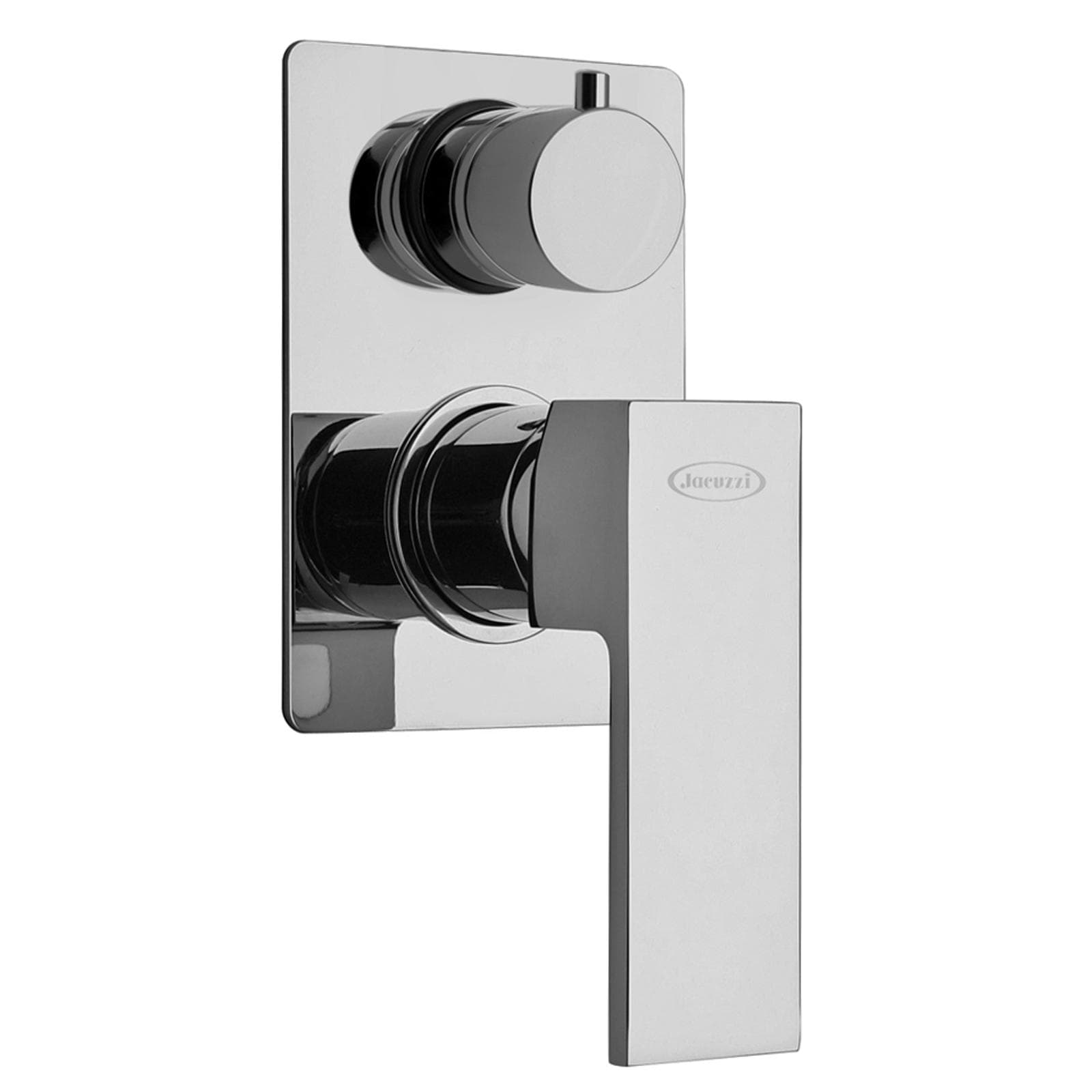 Composizione doccia Jacuzzi - Rubinetteria Crux con braccio soffione doccetta e miscelatore 2 uscite