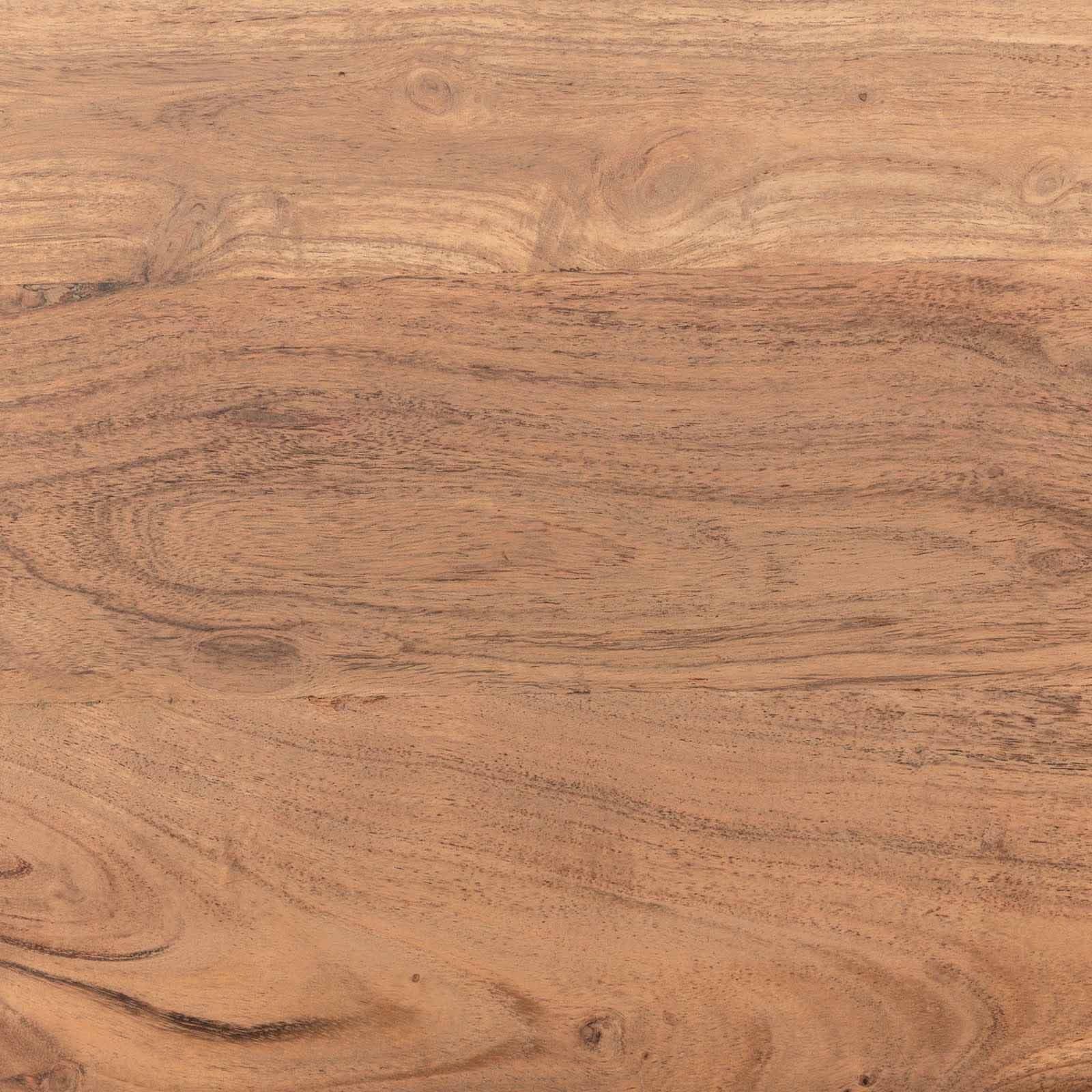 Madia 175x77h cm in legno di acacia e metallo con 3 ante - Freia Acacia