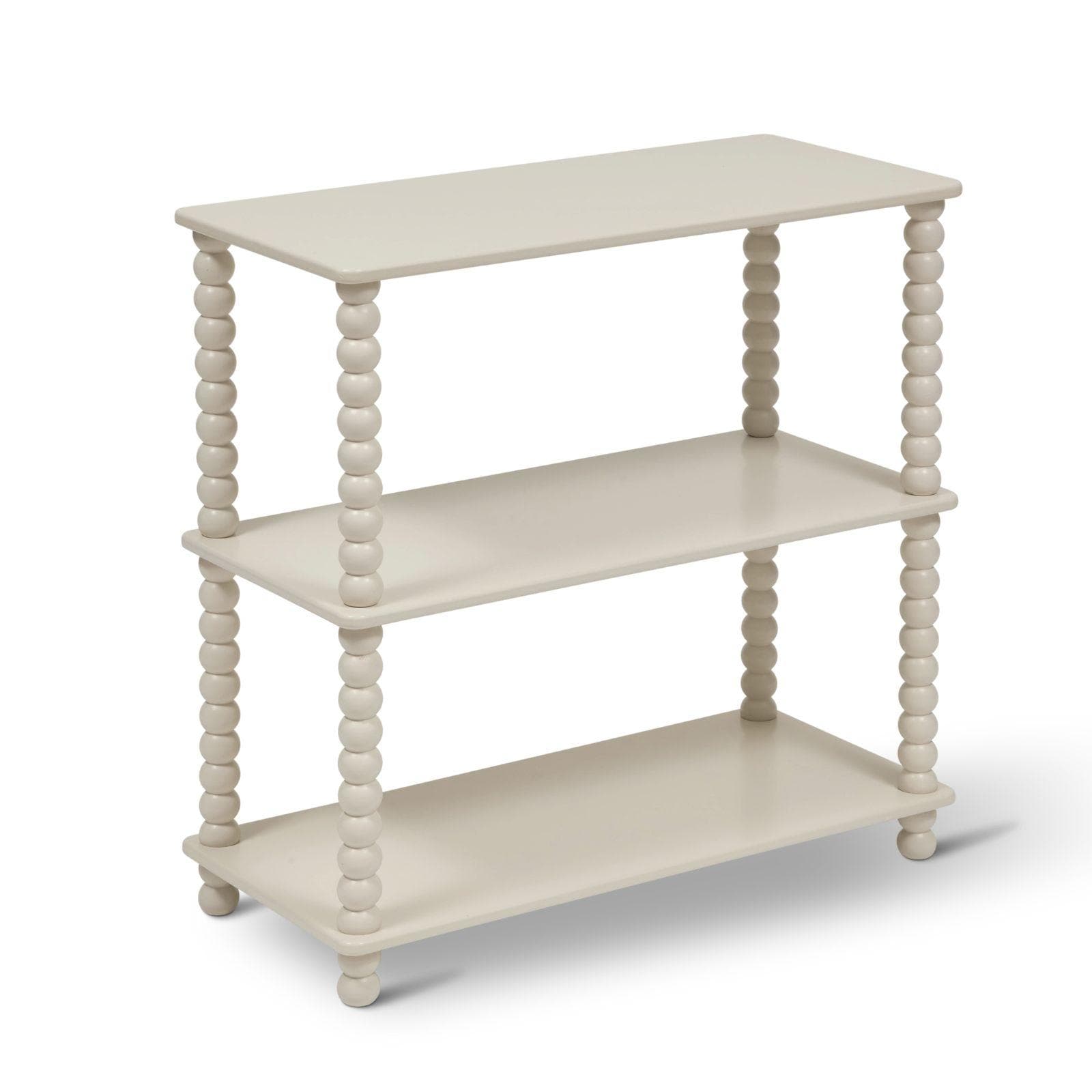 Consolle 75x75h cm in legno crema con modanature - Minek
