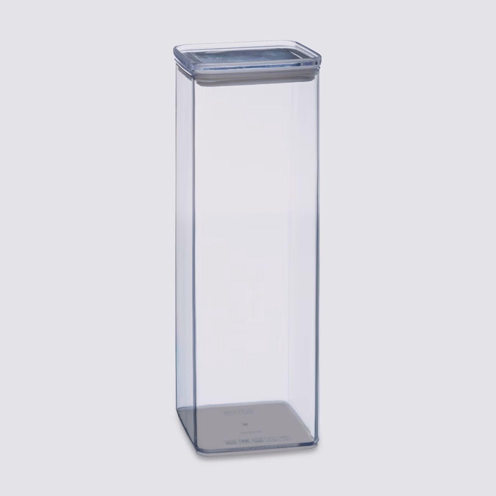 Contenitore 10x28h cm ermetico ed impilabile trasparente - Elgar