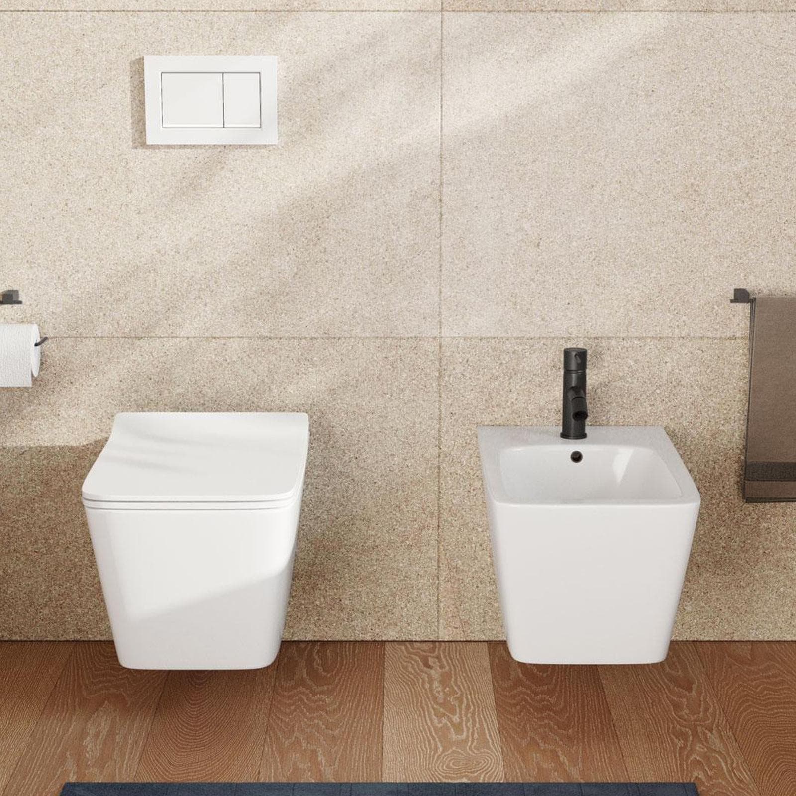 Sanitari sospesi risparmio idrico sedile SoftClose - Teo