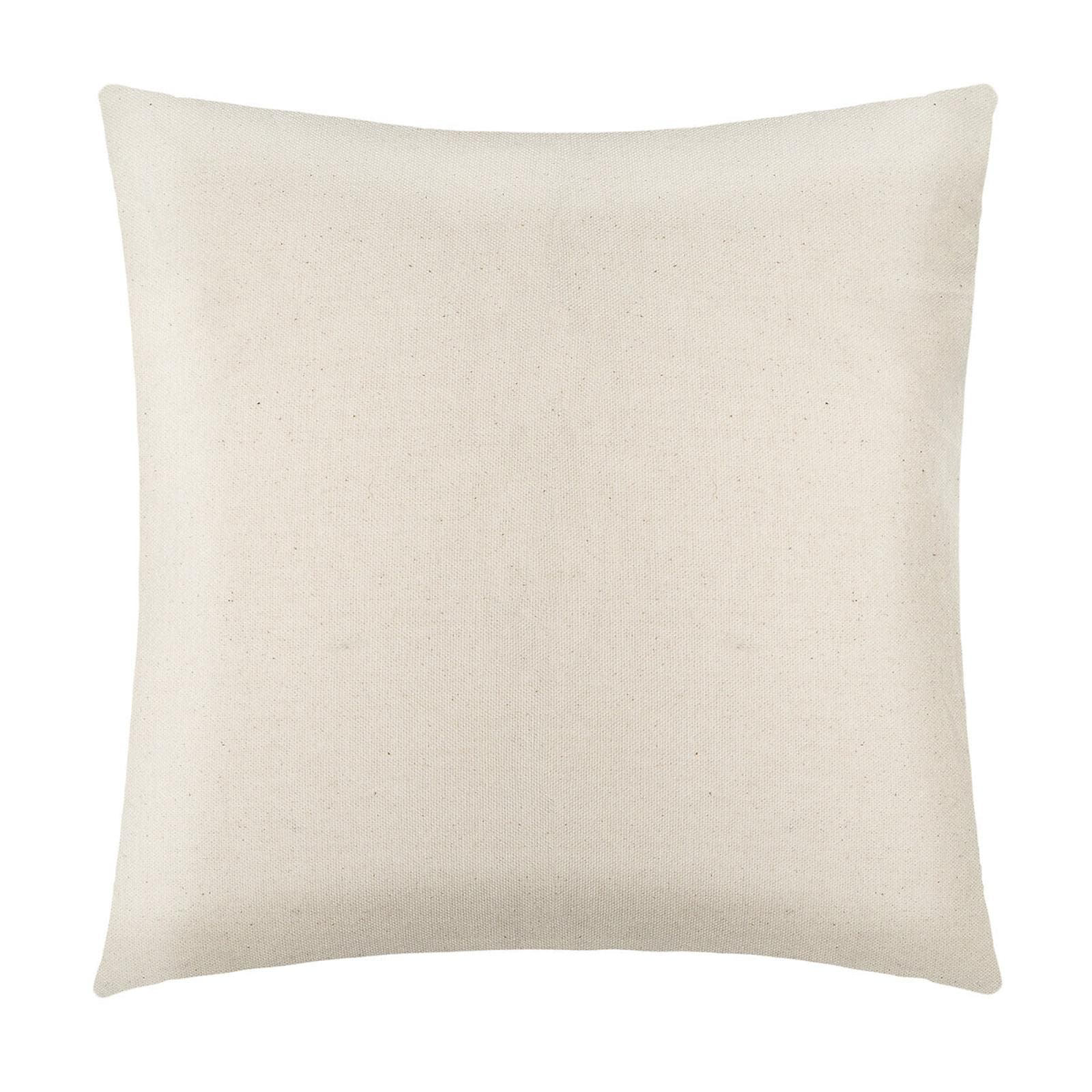 Copricuscino 40x40 cm in ciniglia blu con cactus beige