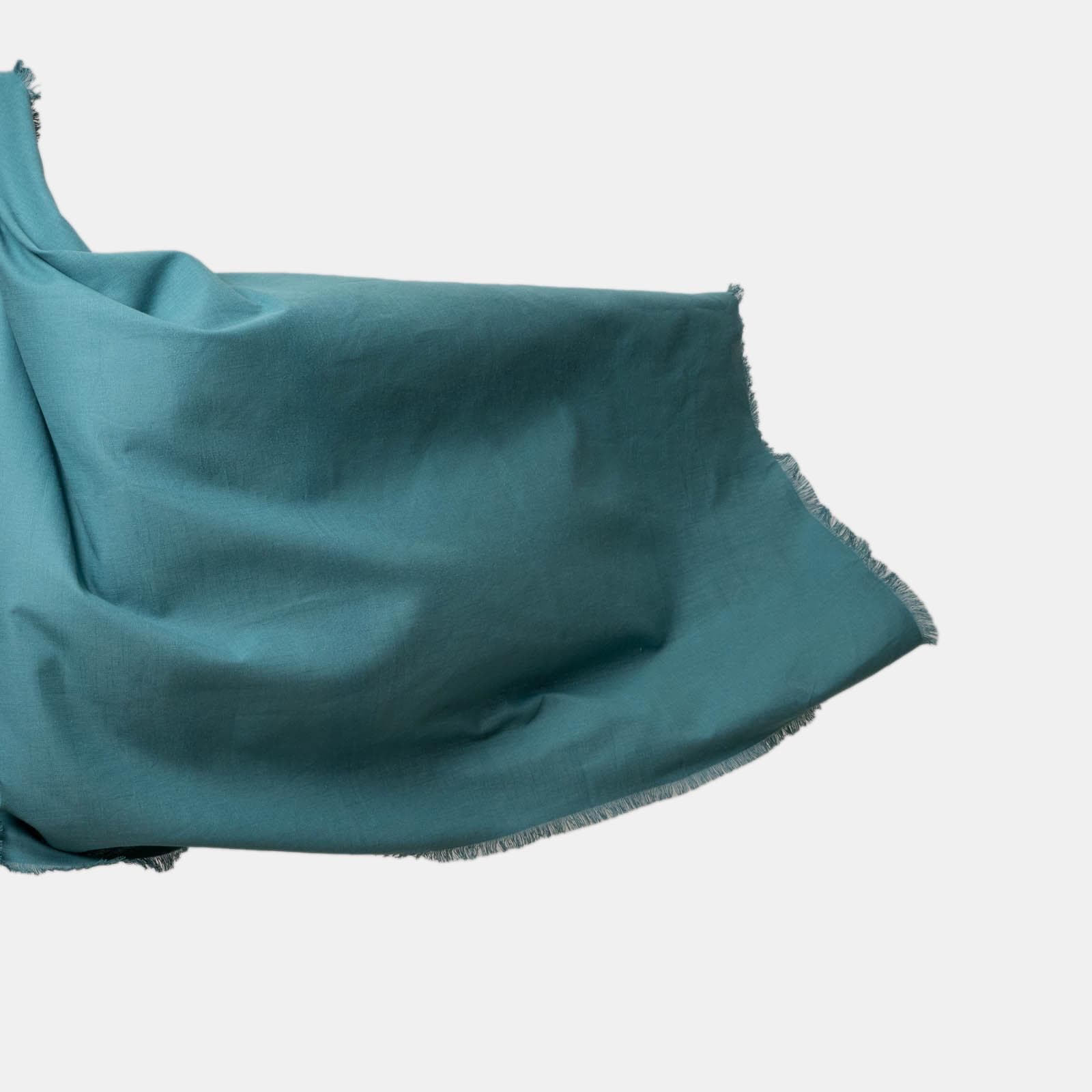 Copriletto 130x170 cm in tessuto blu con frange