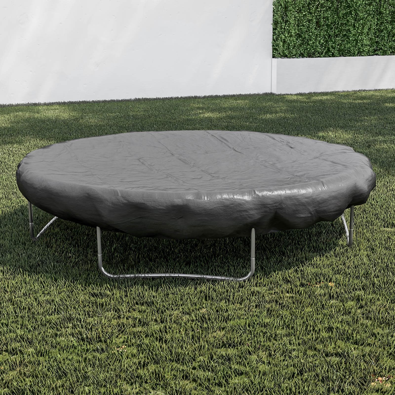 Copertura protettiva per trampolino in poliestere idrorepellente antracite 94x40h cm con coulisse regolabile - Wakanda