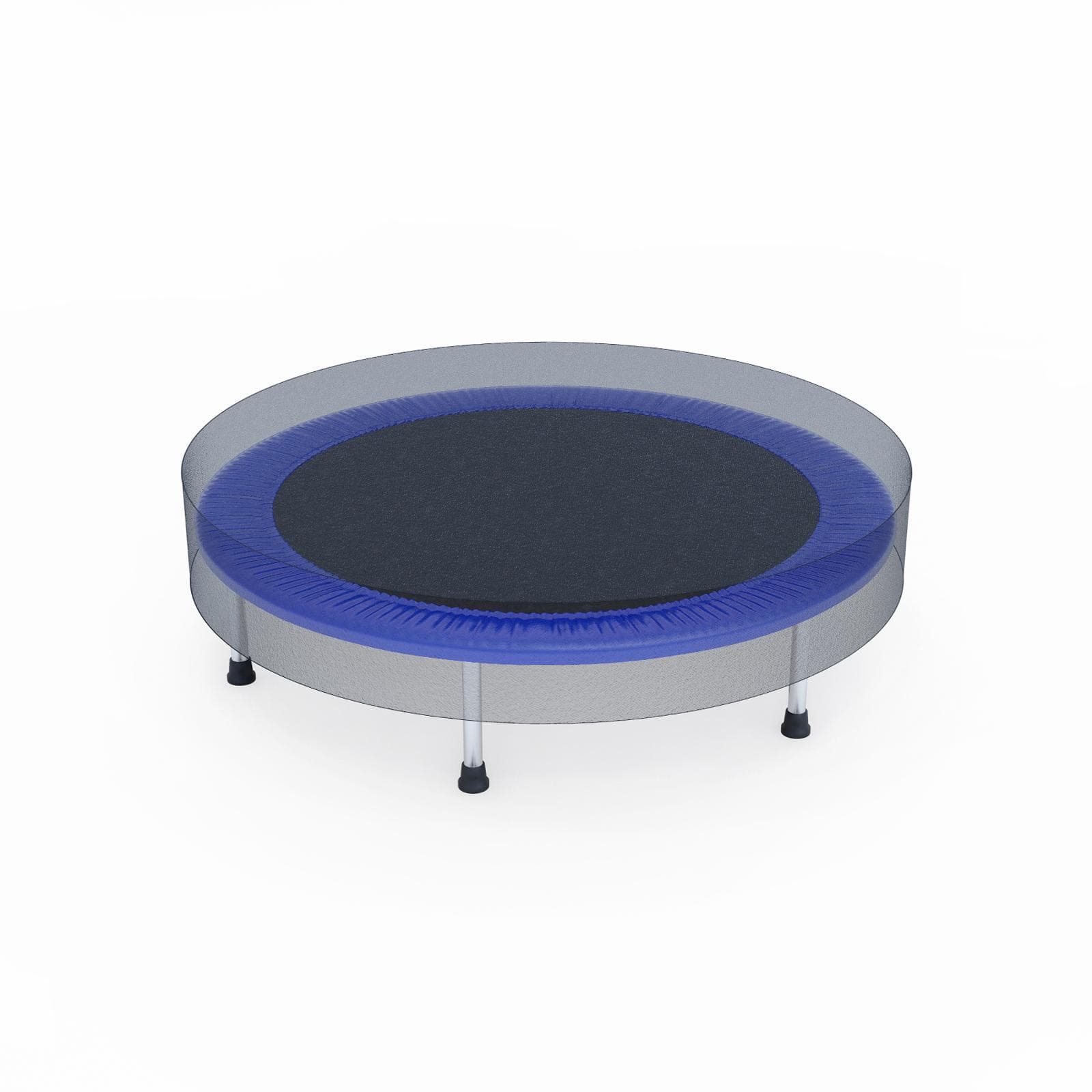 Copertura protettiva per trampolino in poliestere idrorepellente antracite 94x40h cm con coulisse regolabile - Wakanda