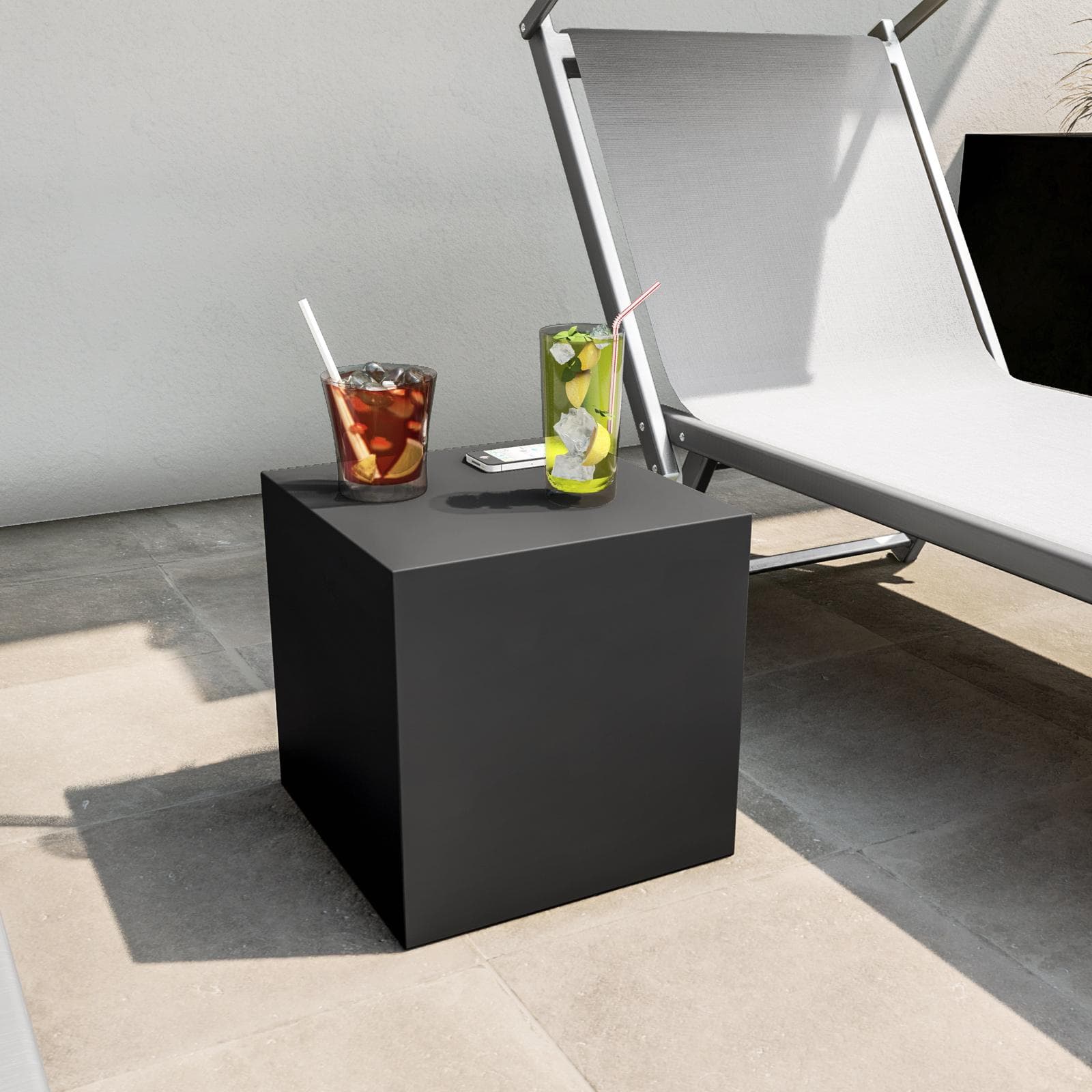 Cubo multiuso per esterni 35 h cm in polietilene grafite - Kubbot