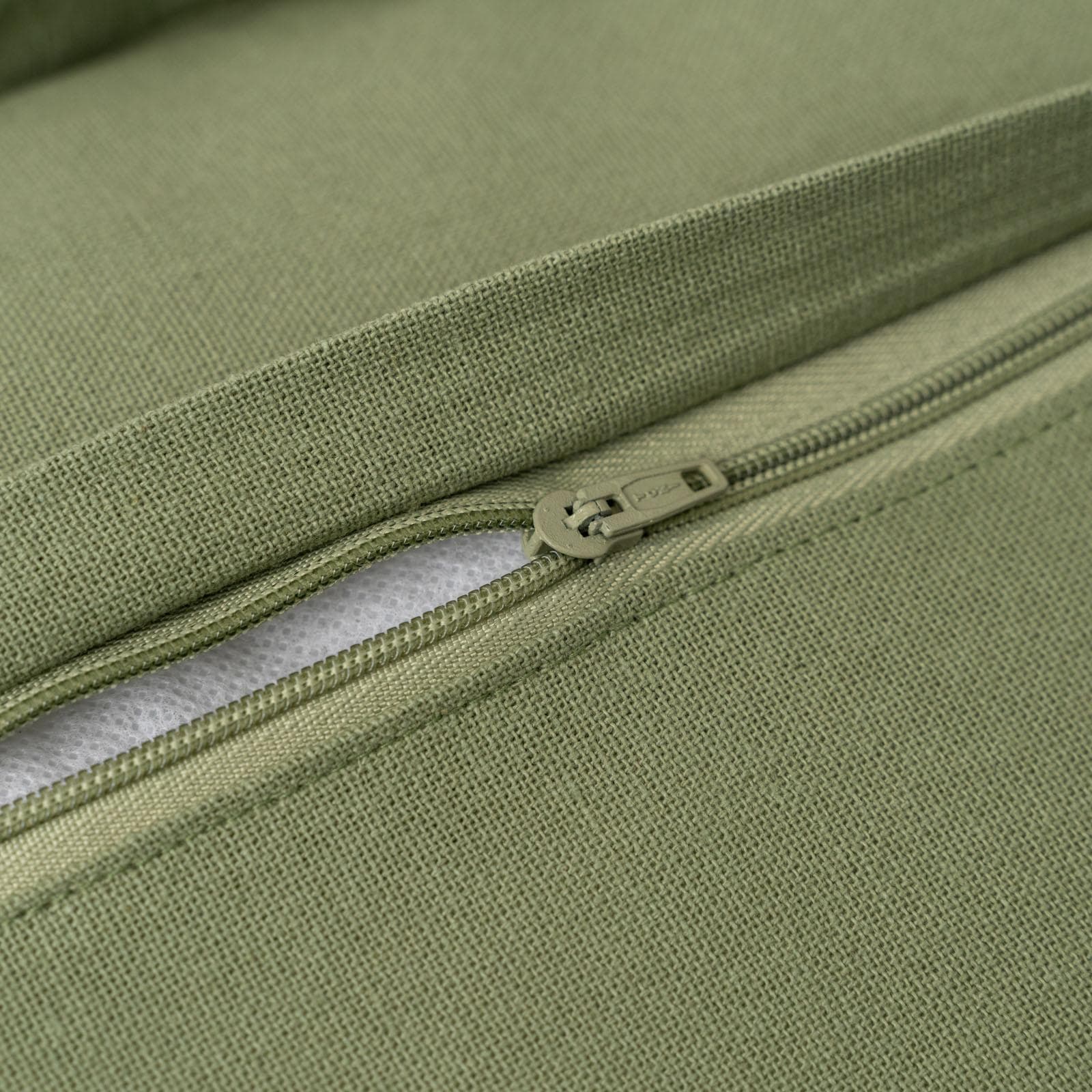 Cuscino 50x30 cm verde in cotone mussolina