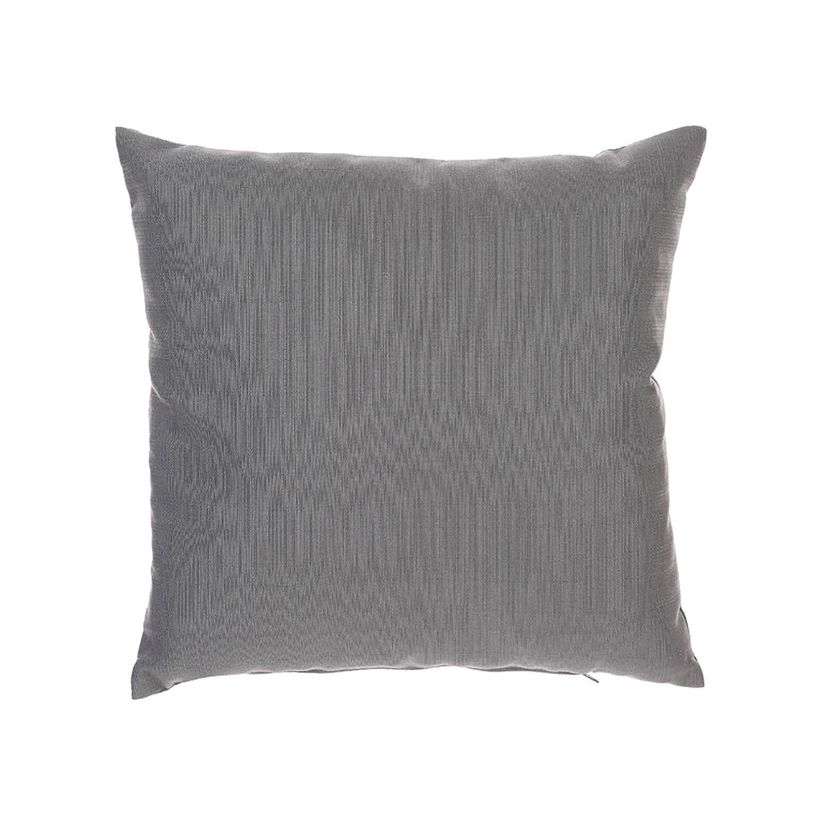 Cuscino decorativo da esterno 40x40 cm in poliestere grigio scuro - Bangkok