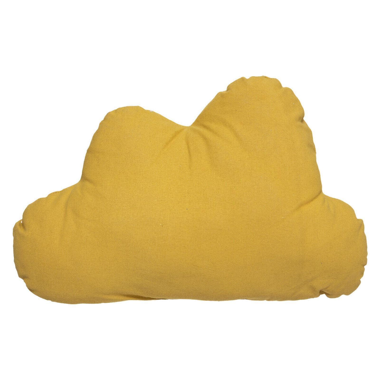 Cuscino in cotone a forma di nuvola giallo - Kids