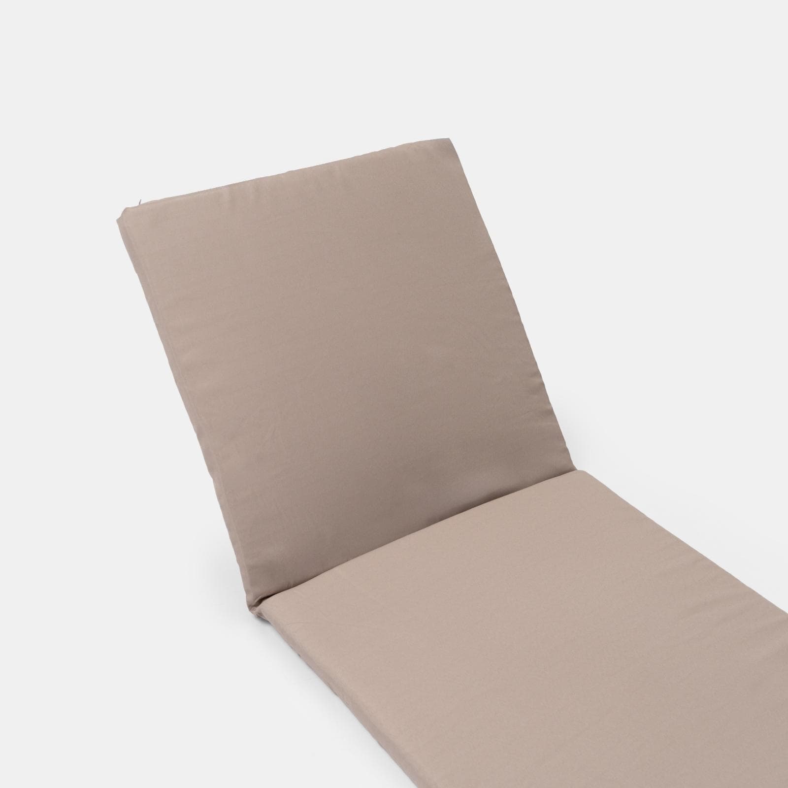 Cuscino per lettino prendisole 185x55 cm con lacci in poliestere idrorepellente tortora - Bangkok