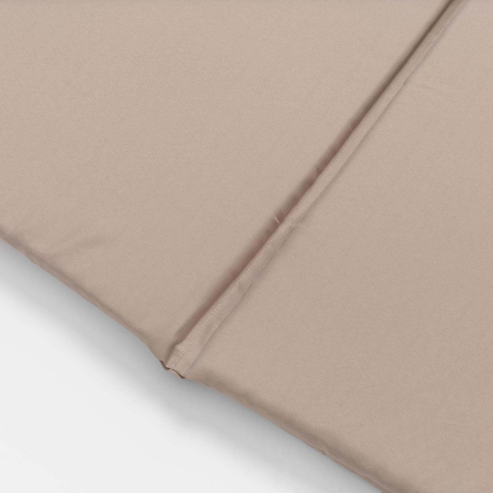 Cuscino per lettino prendisole 185x55 cm con lacci in poliestere idrorepellente tortora - Bangkok