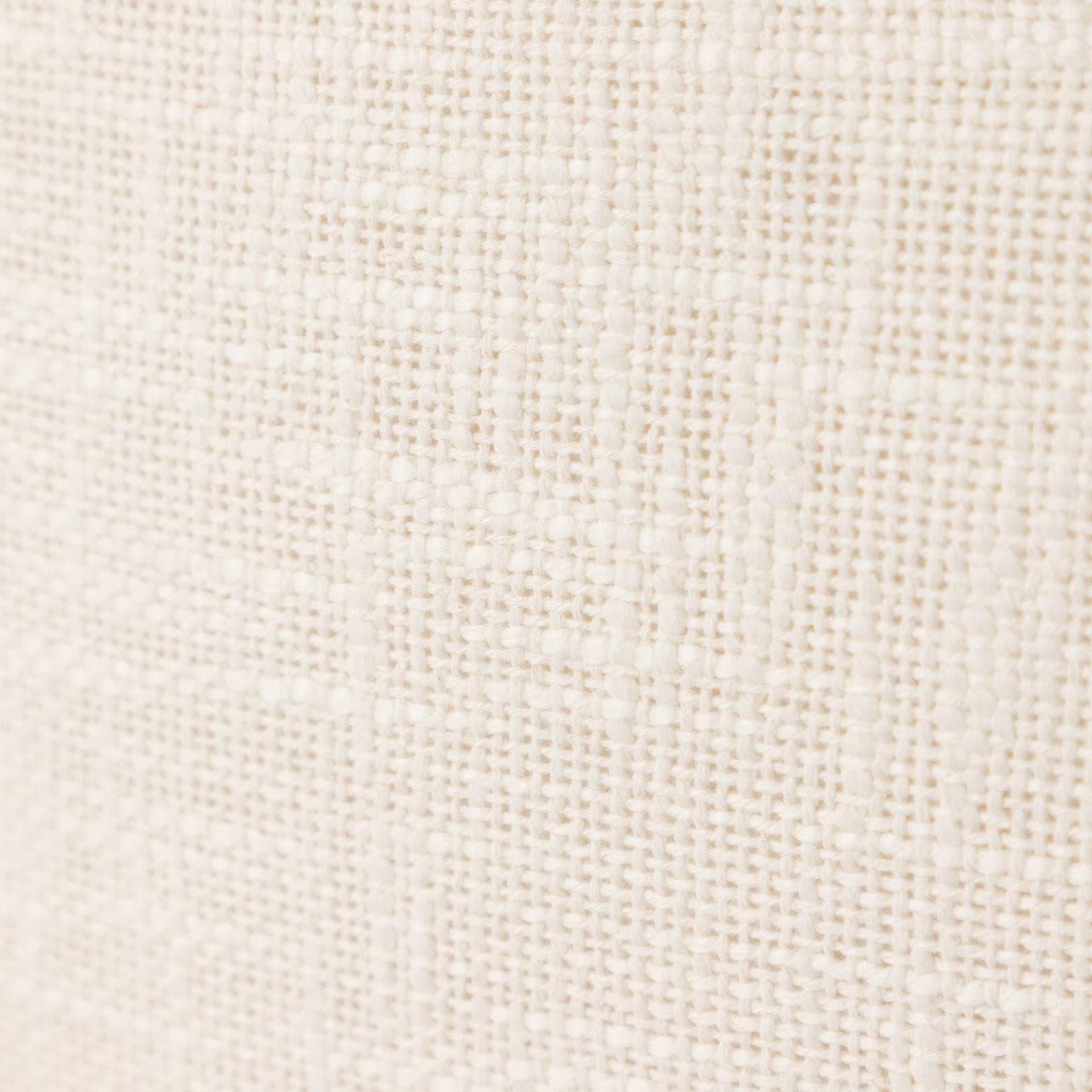 Cuscino sfoderabile 45x45 panna in bouclé con frange