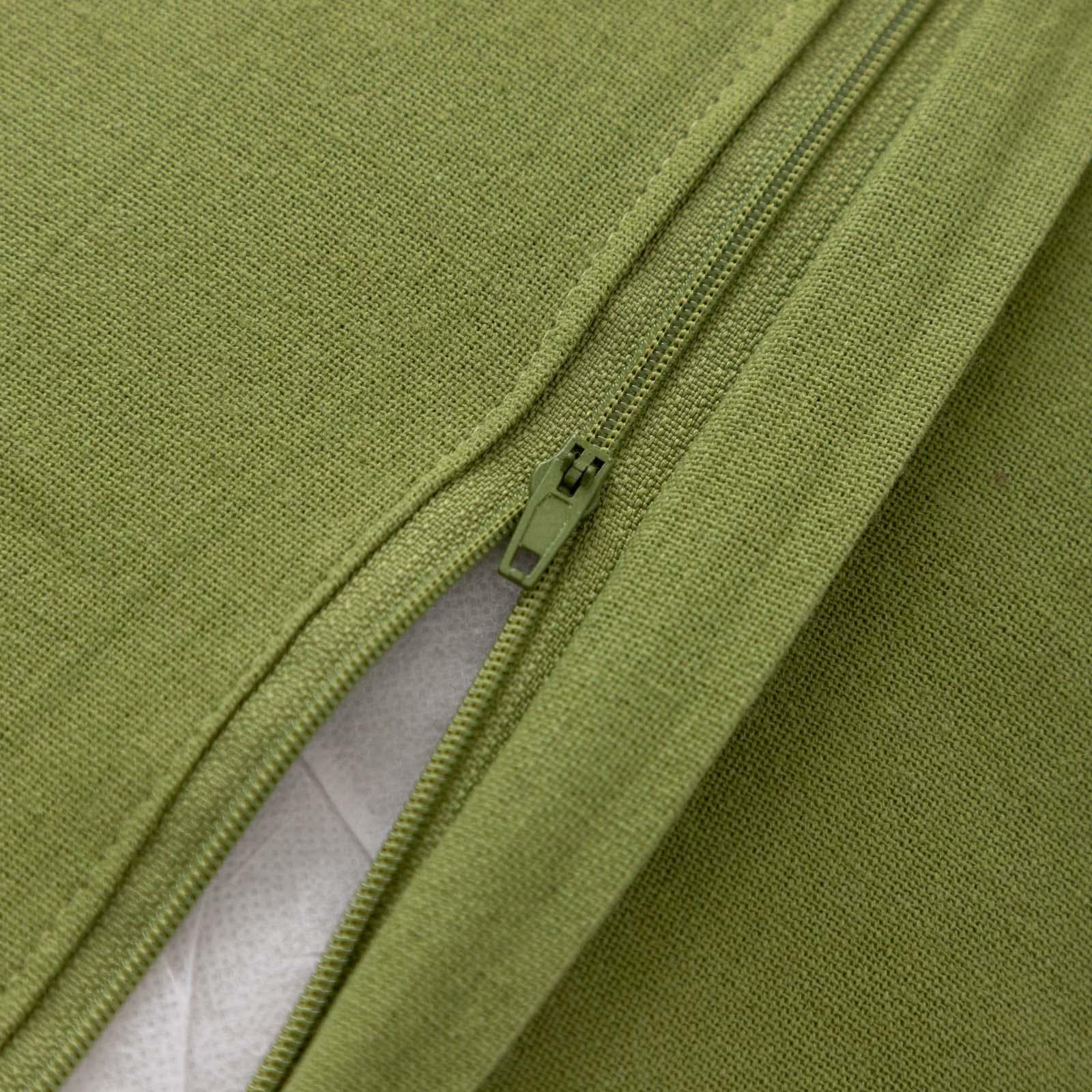 Cuscino sfoderabile 45x45 in tessuto con lavorazione verde