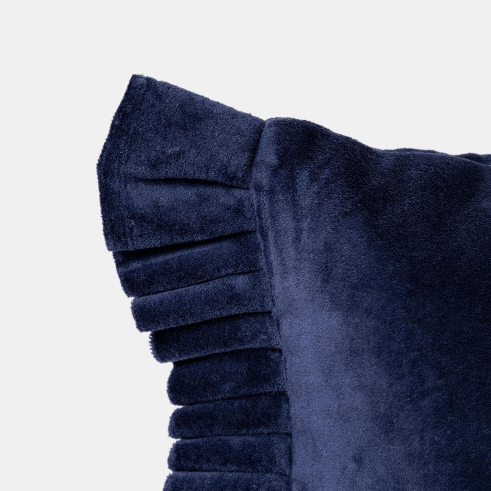 Cuscino sfoderabile 50x30 cm in velluto blu