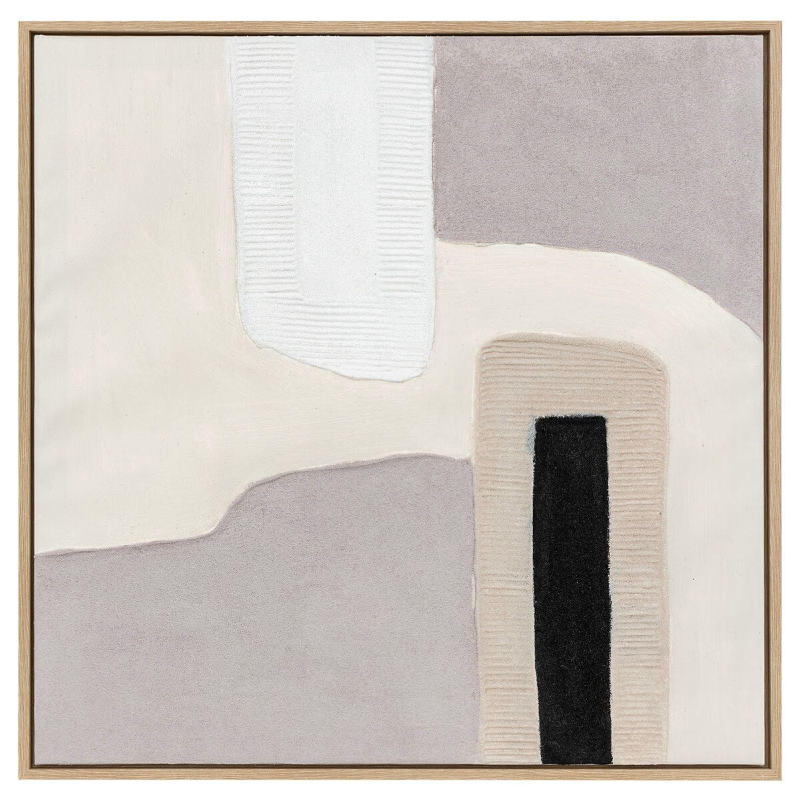 Decorazione da parete 80x80h cm beige e multicolore
