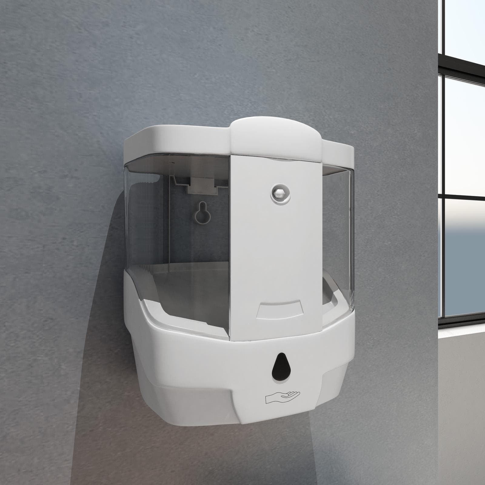 Dispenser automatico di sapone a muro con sensore di movimento da 800 ml
