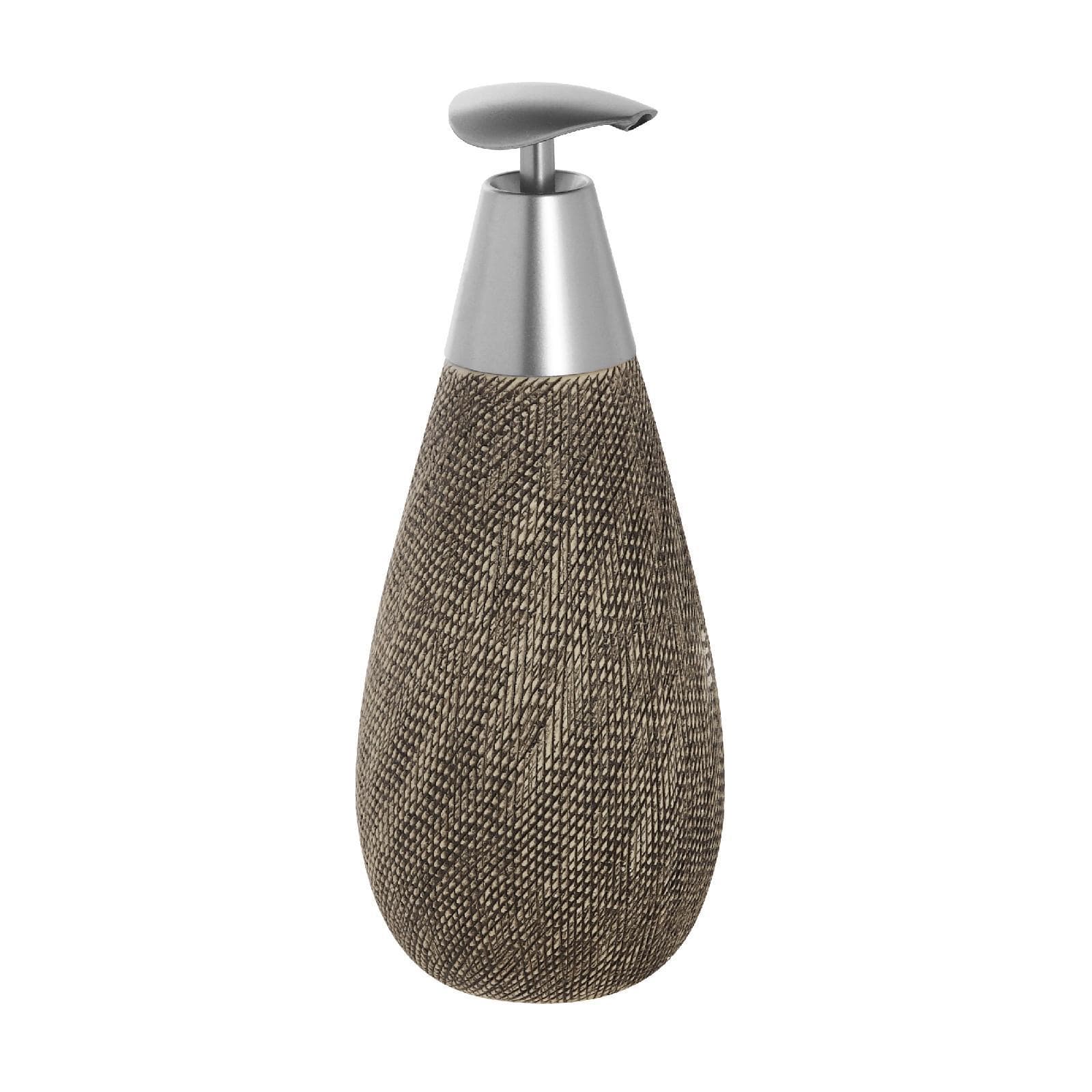 Dispenser sapone in ceramica tortora - Safari