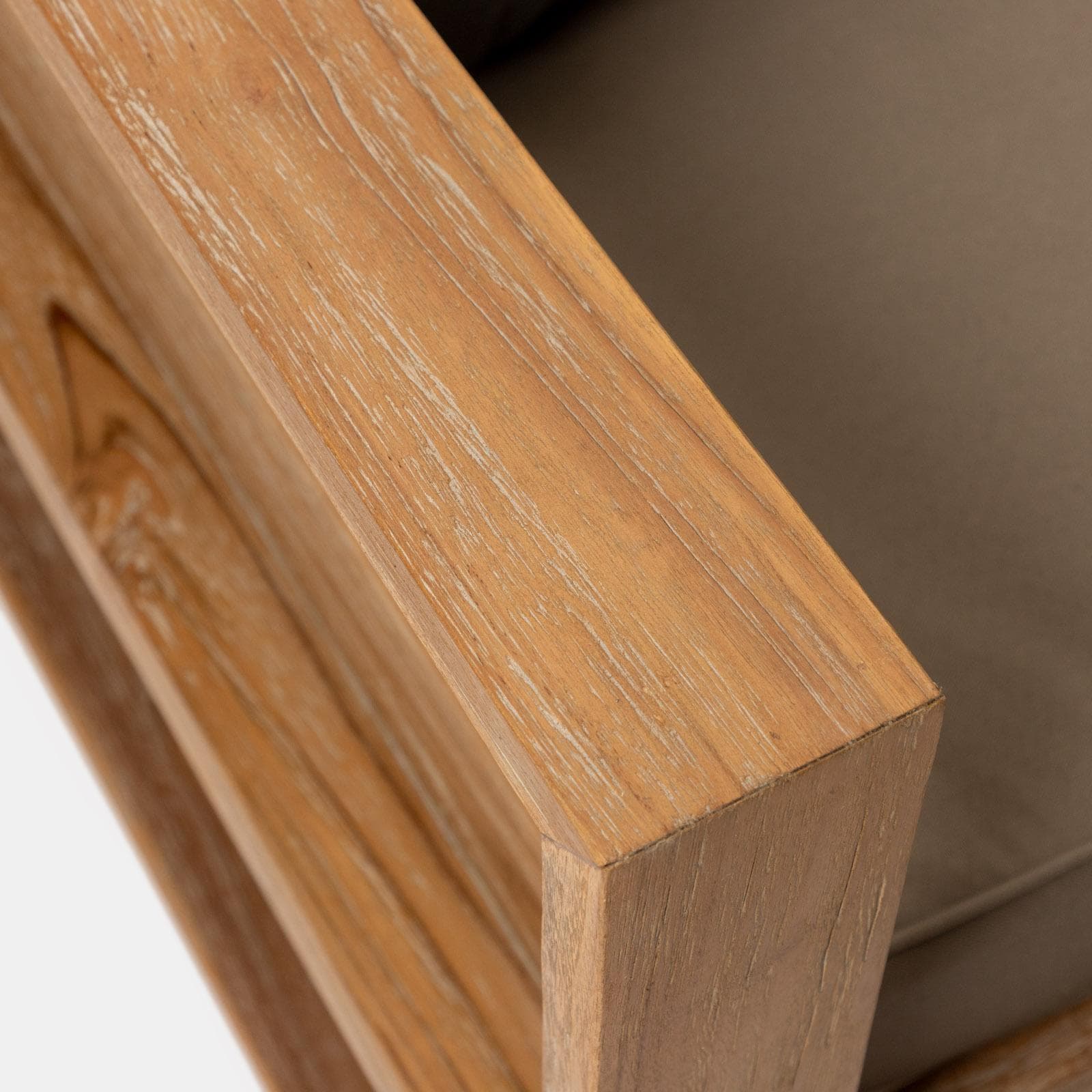 Divano letto da giardino in legno teak con cuscini - Cairo