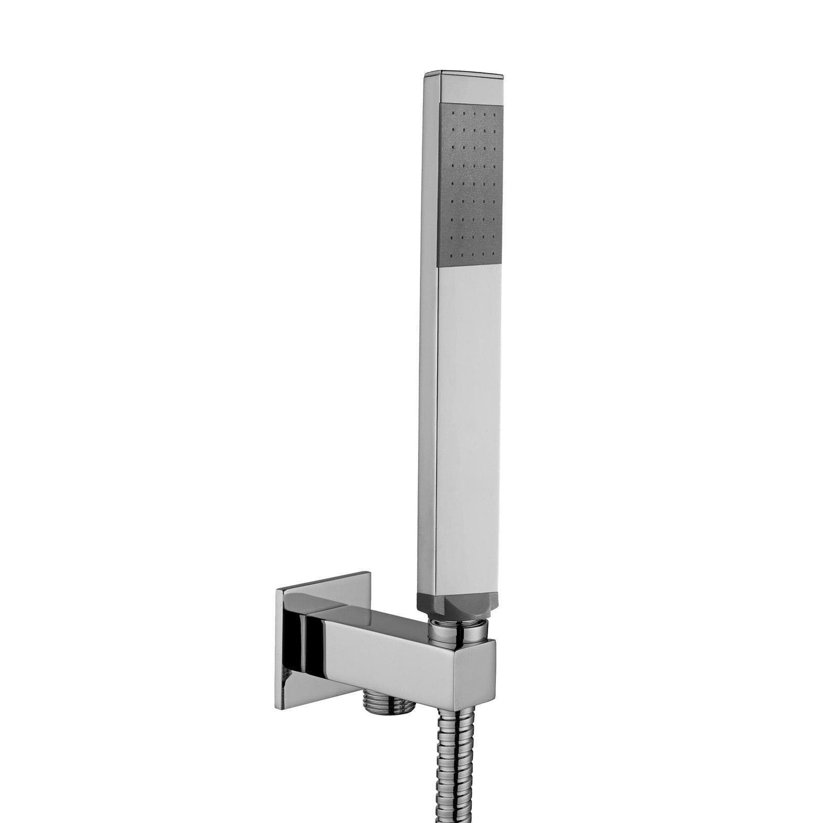 Set doccia incasso con presa acqua incorporata in metallo cromato - Quadro di Paffoni