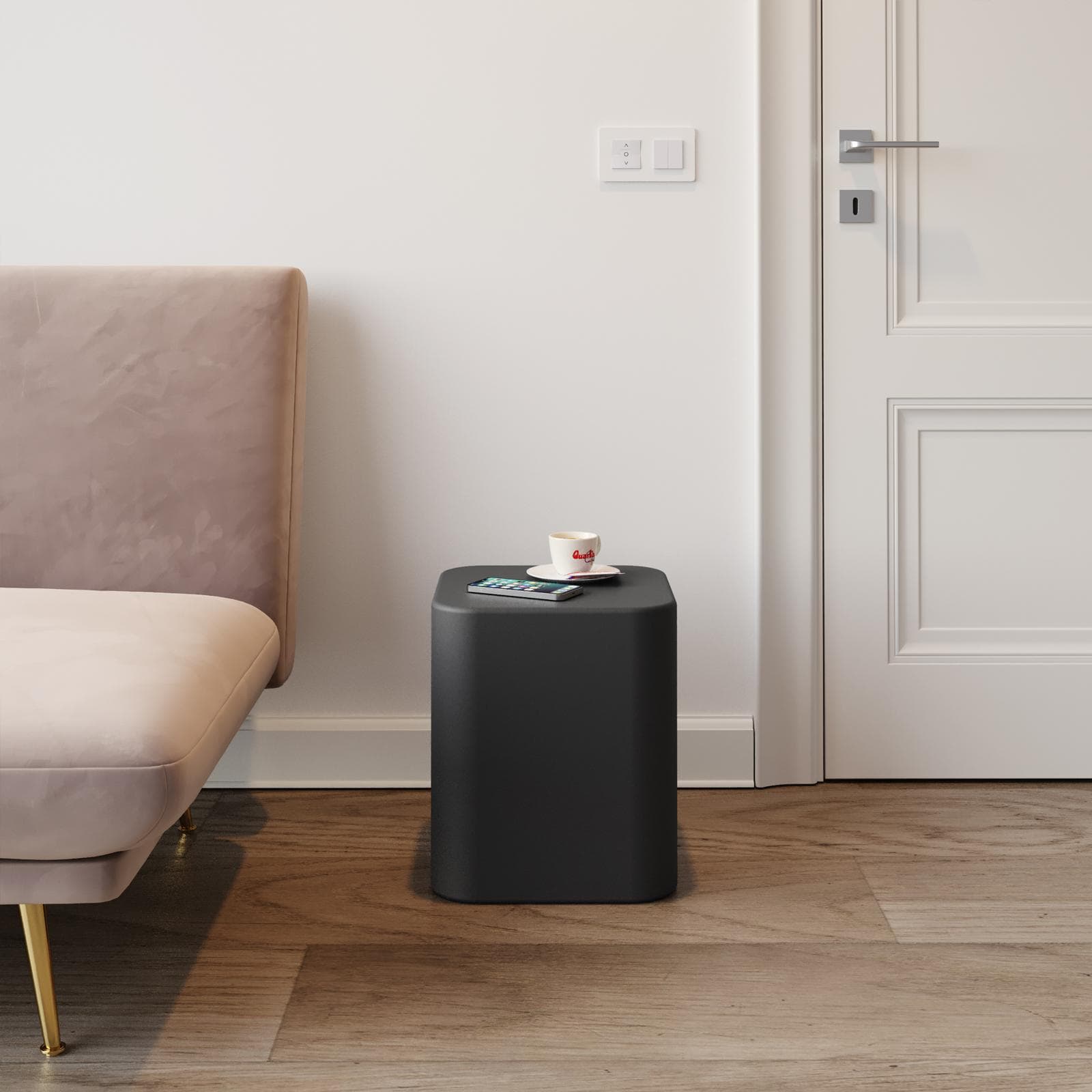 Espositore colonna 35 h cm in polietilene grafite - Katrine