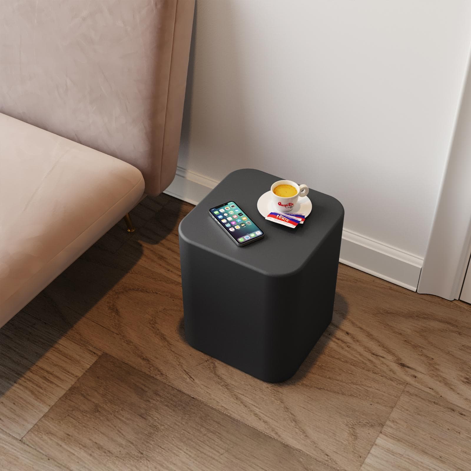Espositore colonna 35 h cm in polietilene grafite - Katrine