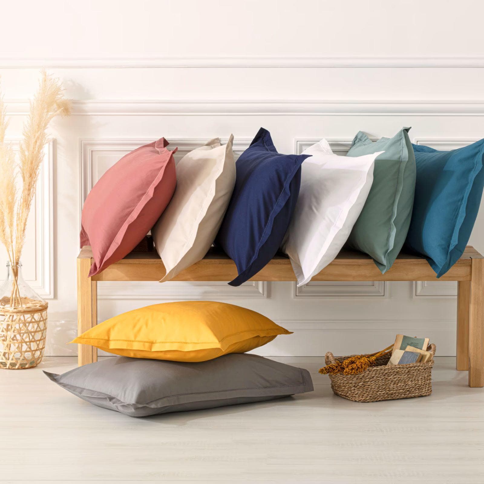 Federa per guanciale 70x50 cm in cotone bianco - Bellini