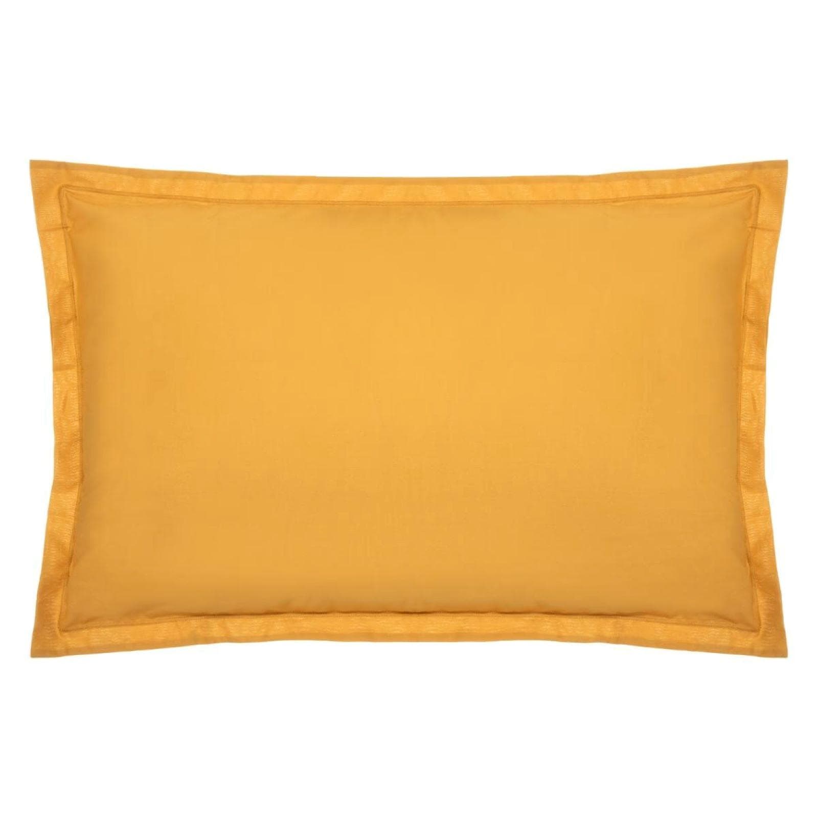 Federa per guanciale 70x50 cm in cotone ocra - Bellini