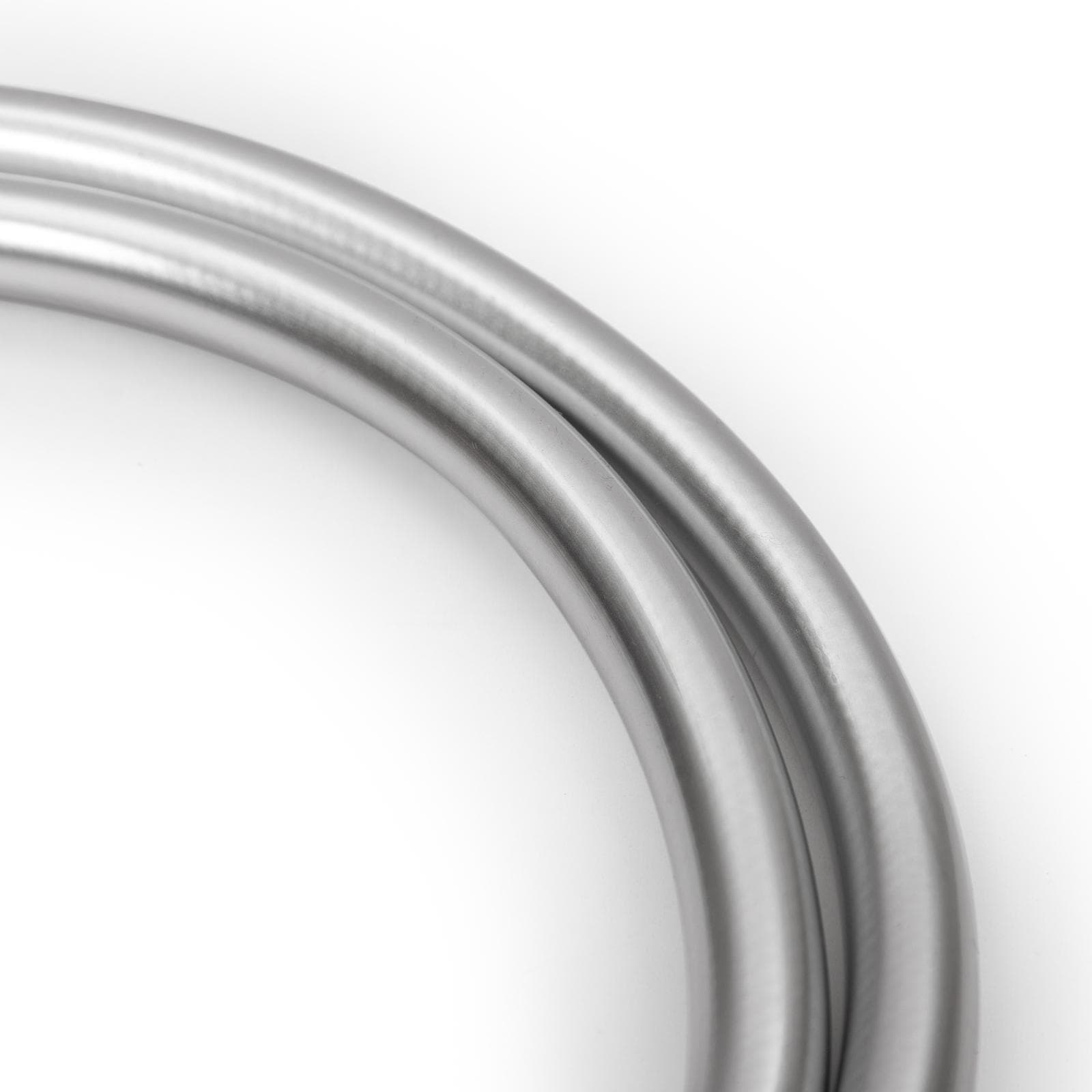 Flessibile liscio 150 cm per doccia o vasca argento - Poliflex