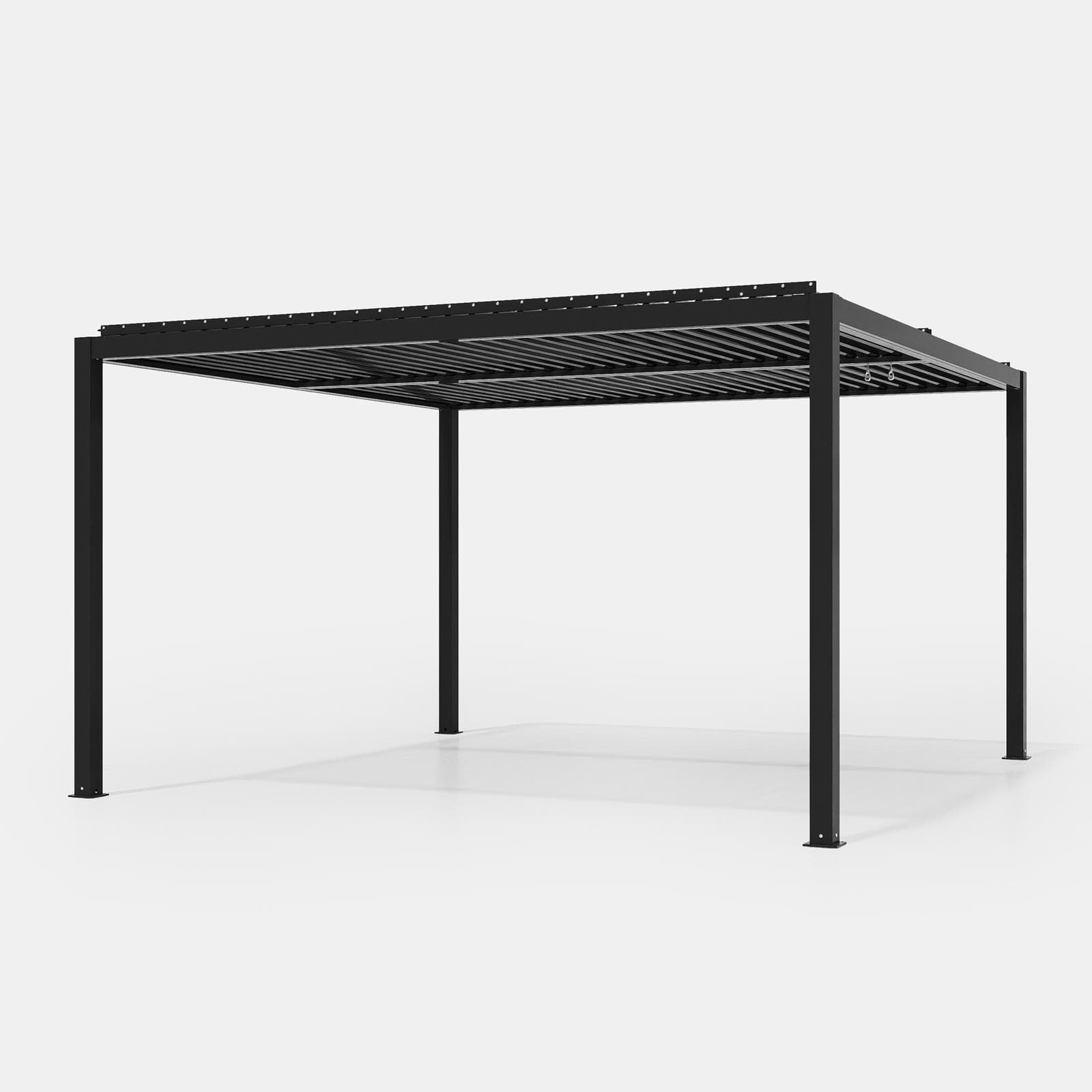 Gazebo bioclimatico 3x3 m in alluminio antracite - Enea